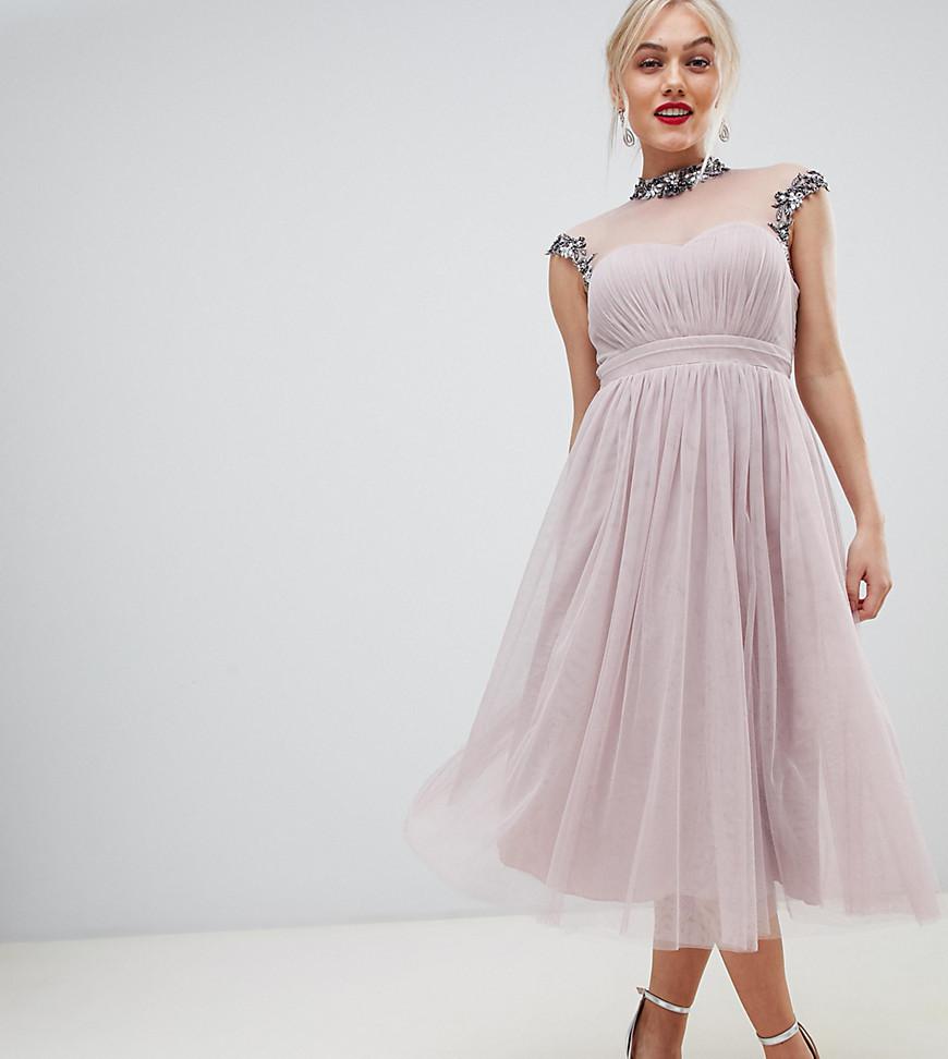 little mistress midi prom dress