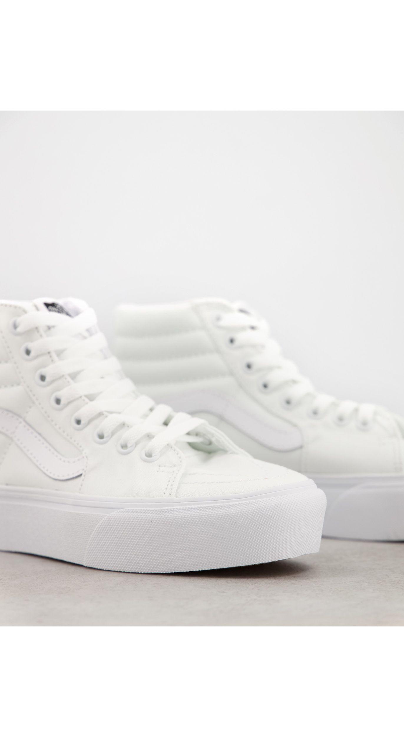 Vans Sk8-hi Platforms 2.0 Sneakers in White | Lyst UK