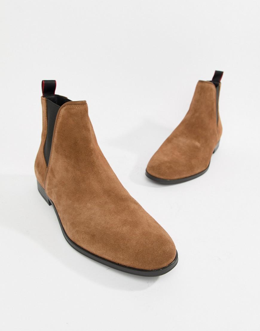hugo boheme suede chelsea boots