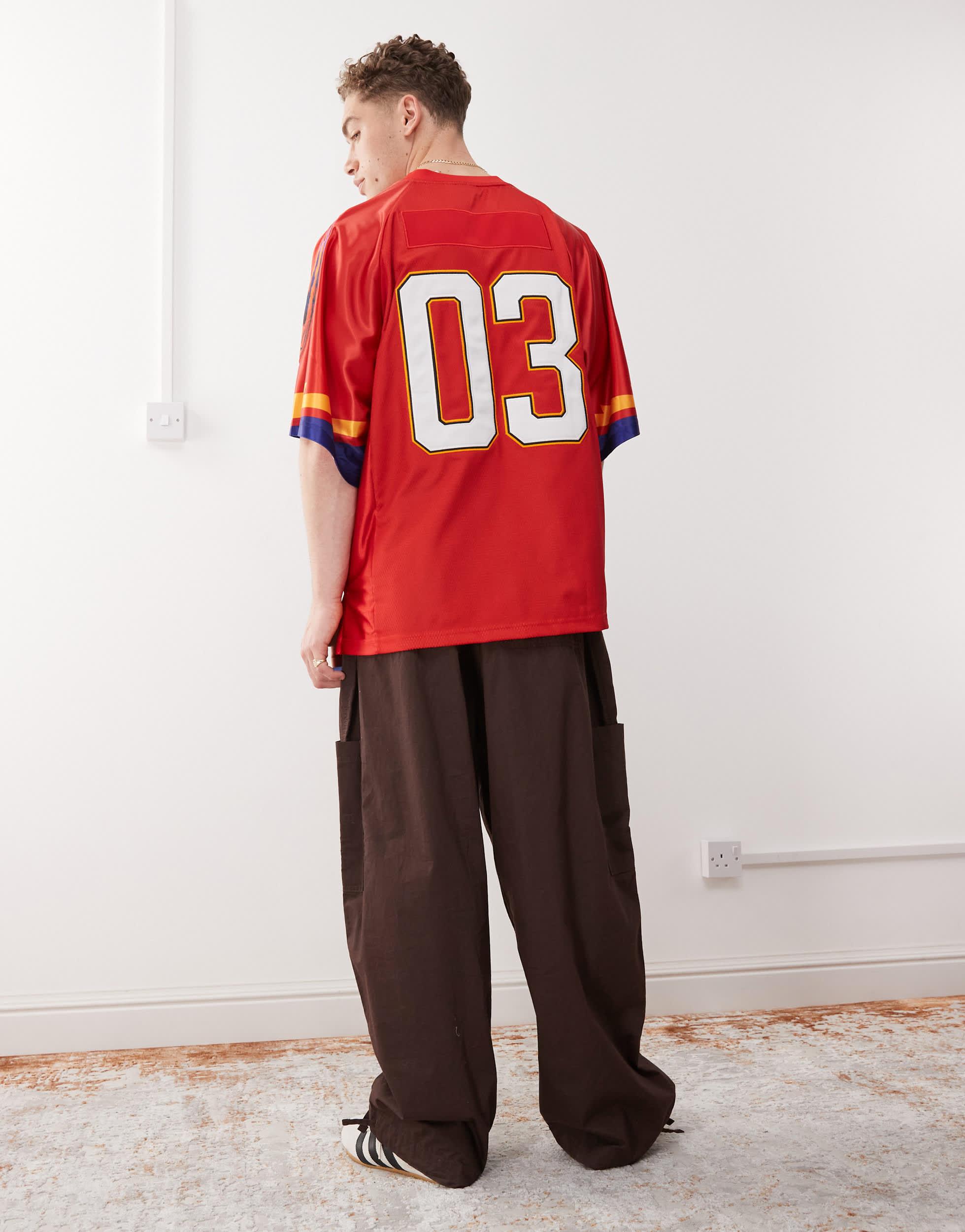 adidas Originals Adilenium Season 3 Team Jersey in Red for
