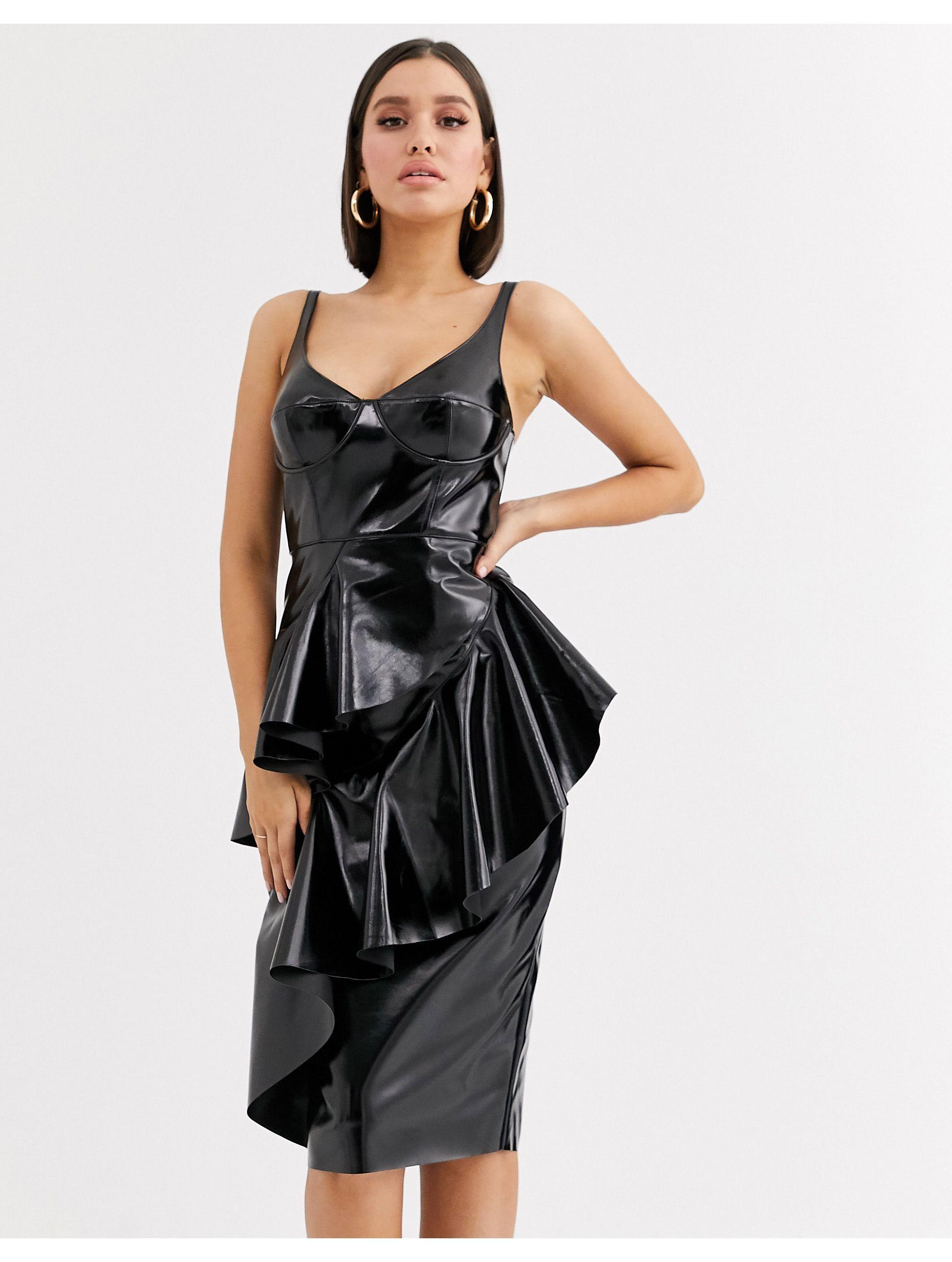 asos black dress