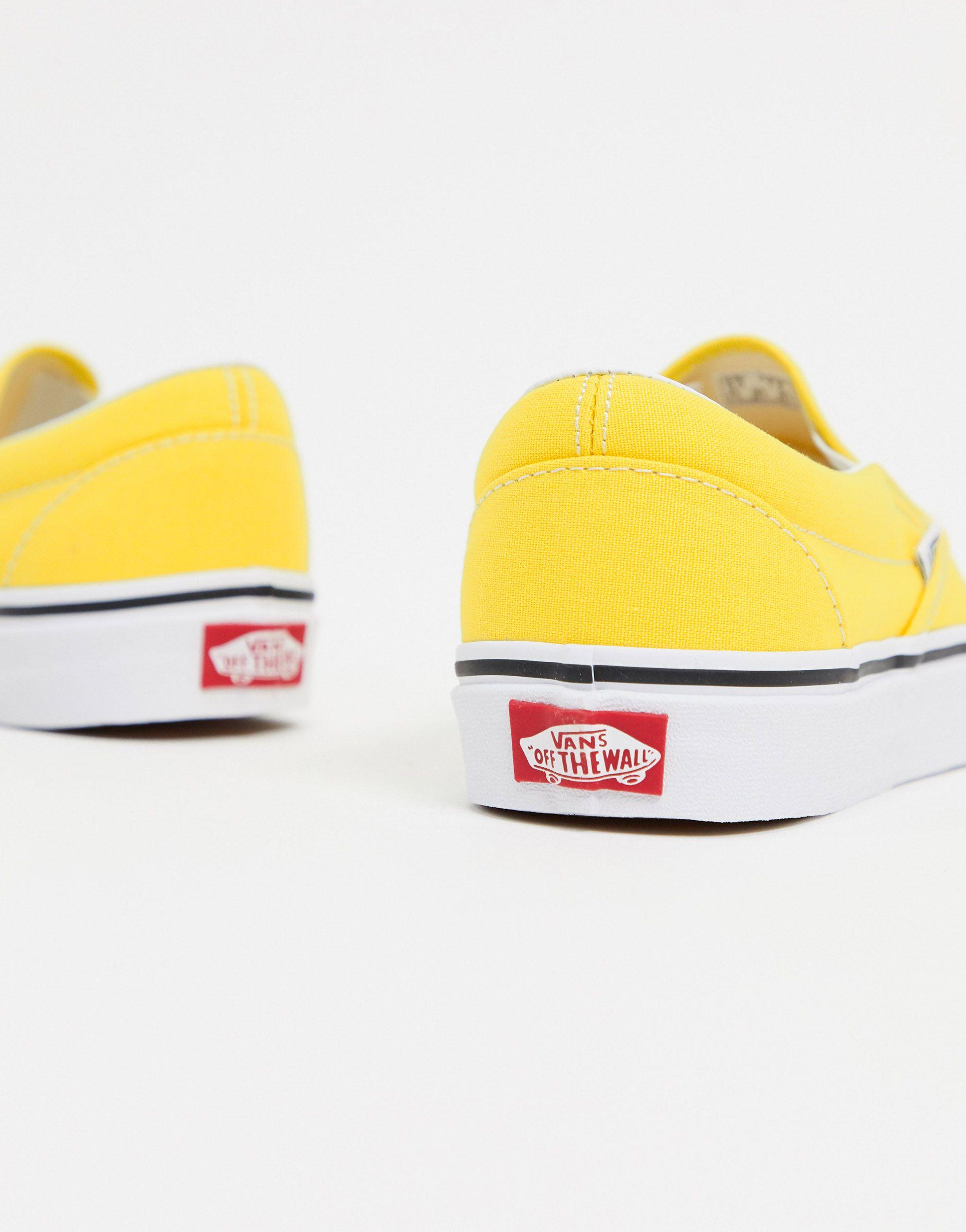 vans jaune vif