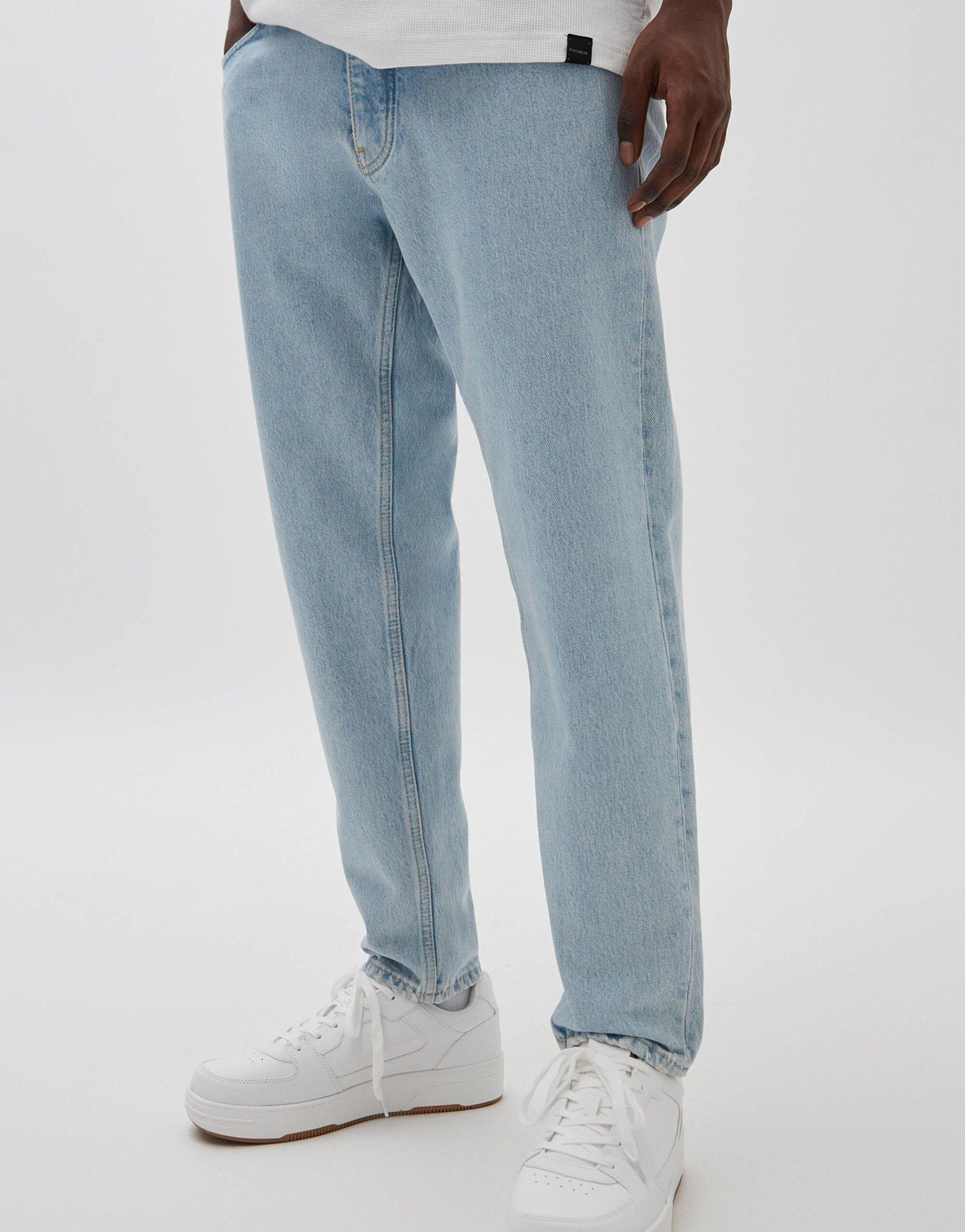Pull\u0026Bear Denim Straight Leg Jeans in 