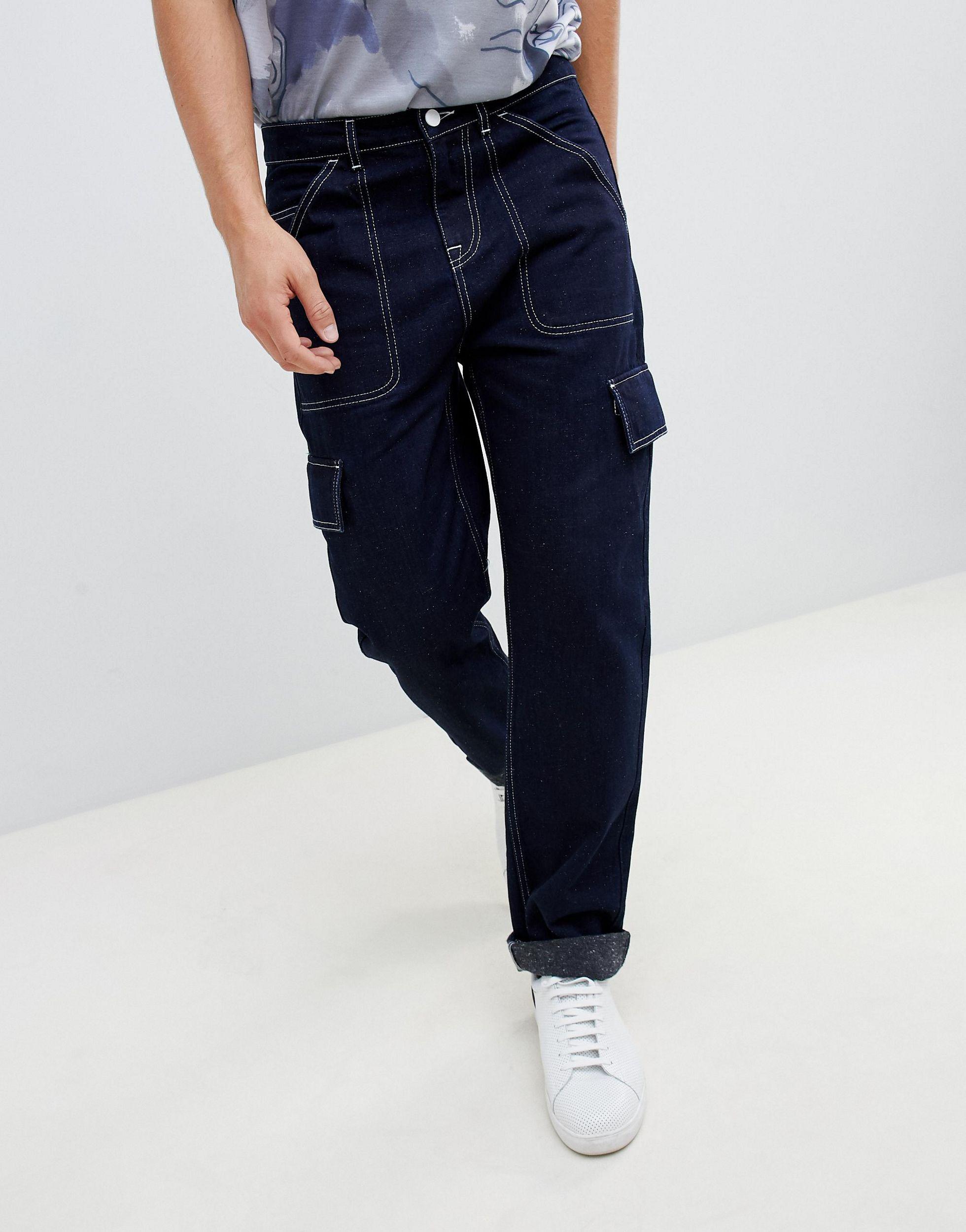 Noak Synthetic Straight Leg Cargo 