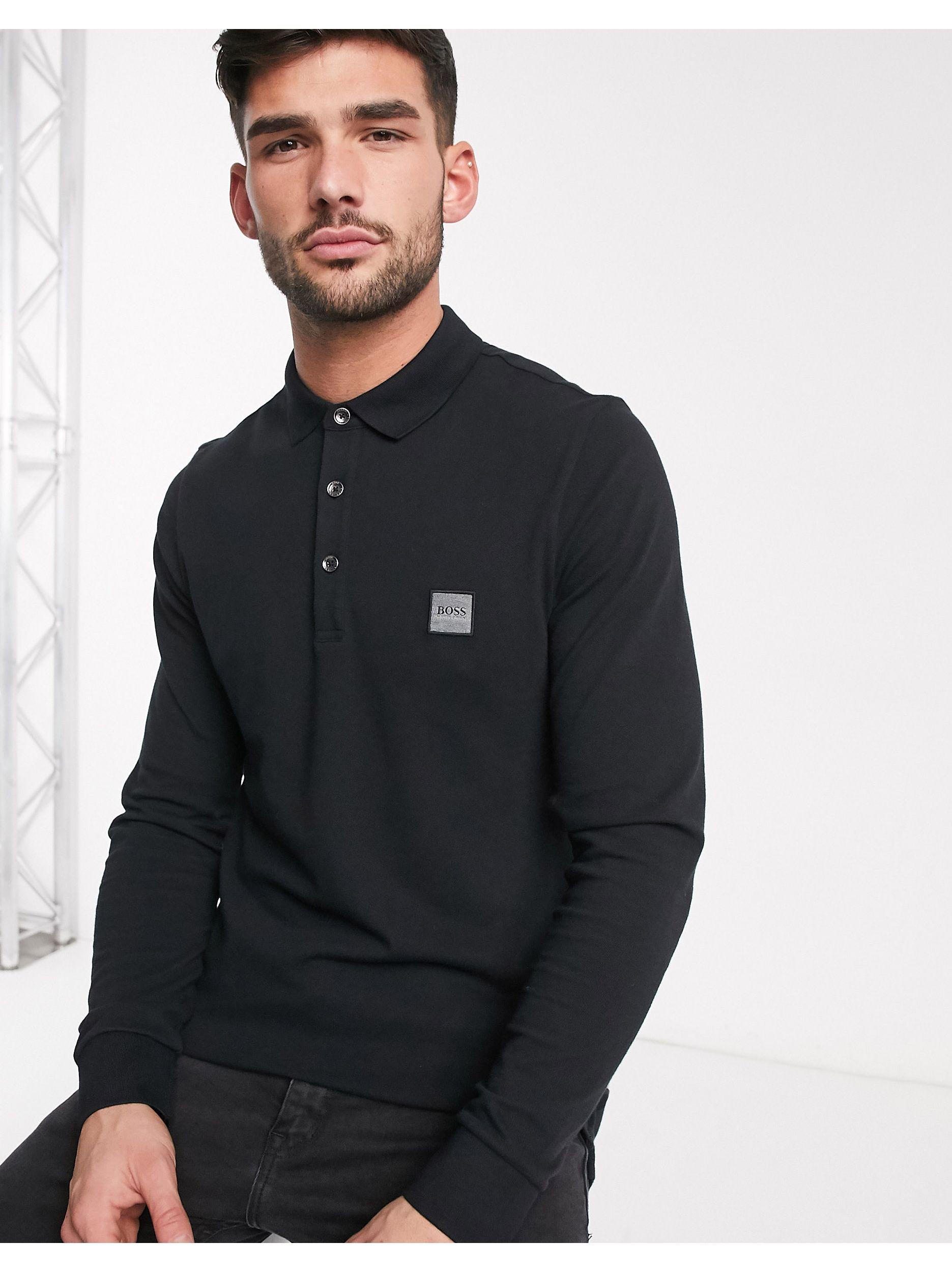 BOSS Orange - BOSS Polo Lange Mouw | Berden Fashion