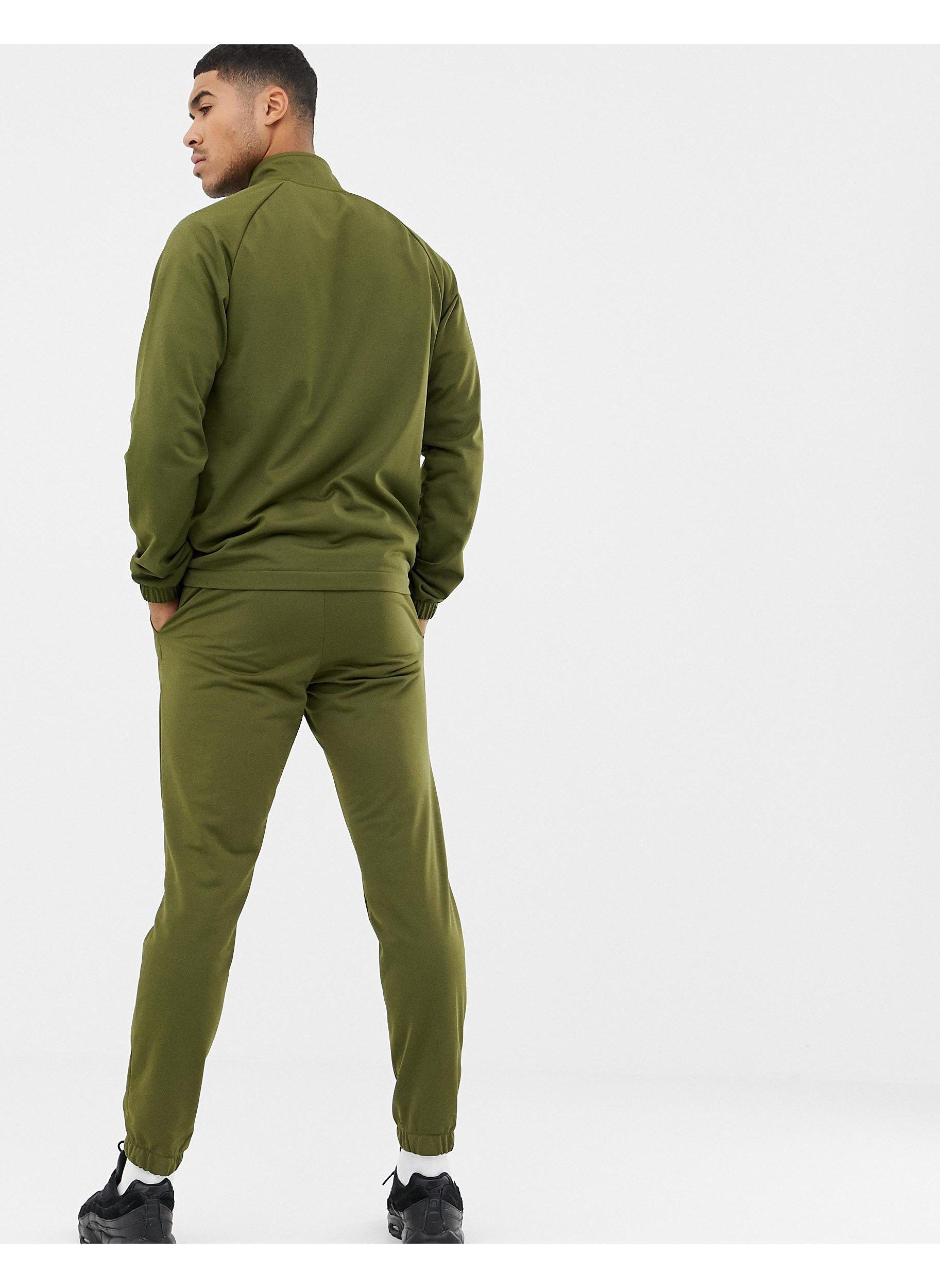 olive green nike set