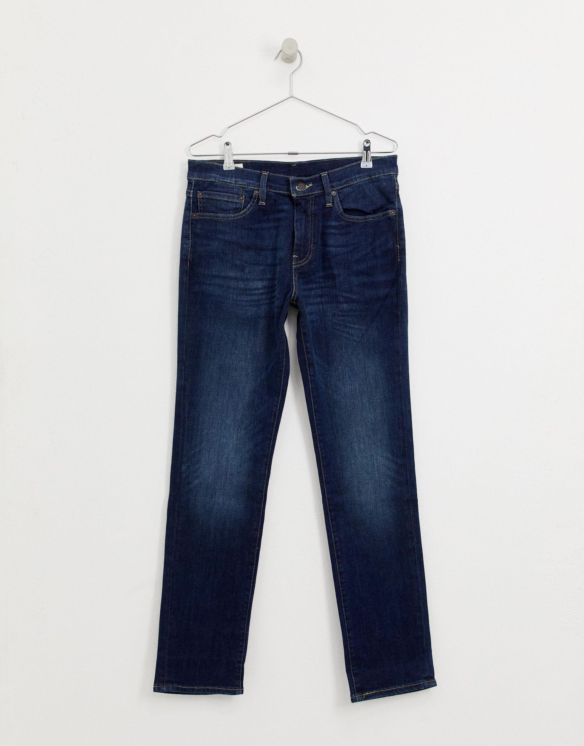 Levi's Denim 511 Slim Fit Low Rise Jeans Rain Shower Dark Wash Blue for Men  - Lyst