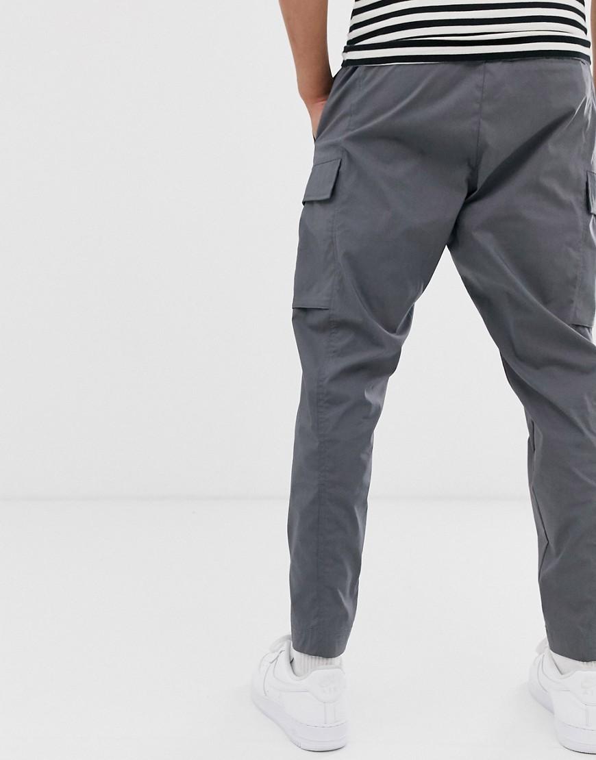 Nike Cotton Cargo Sweatpants In Gray for Men | Lyst