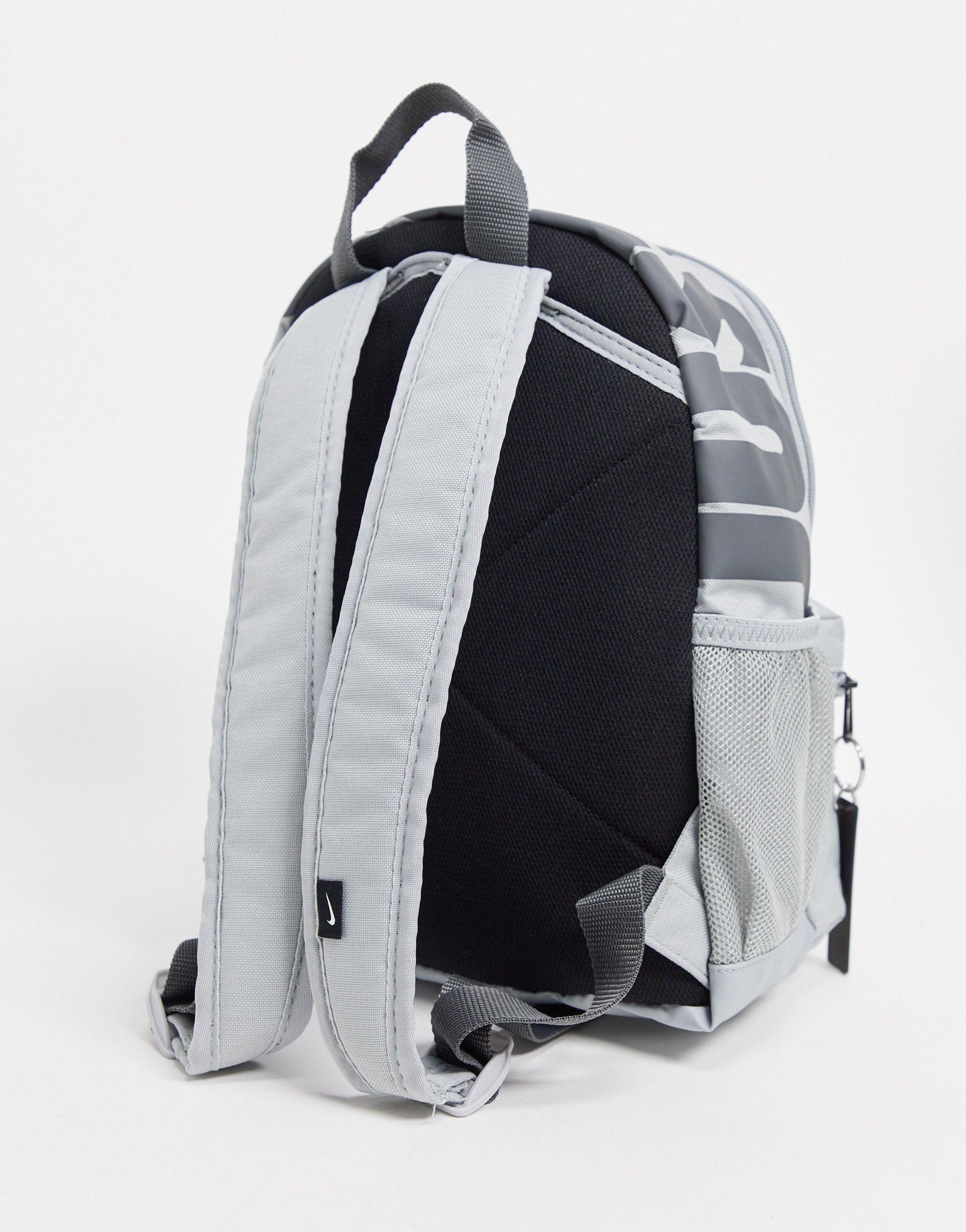 nike mini just do it backpack in grey