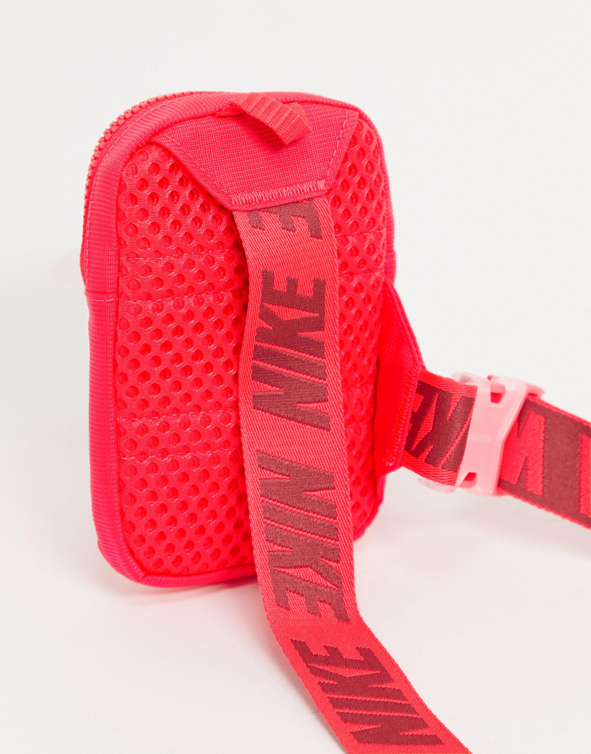 Nike Branded Belt Bag in Red for Men | Lyst