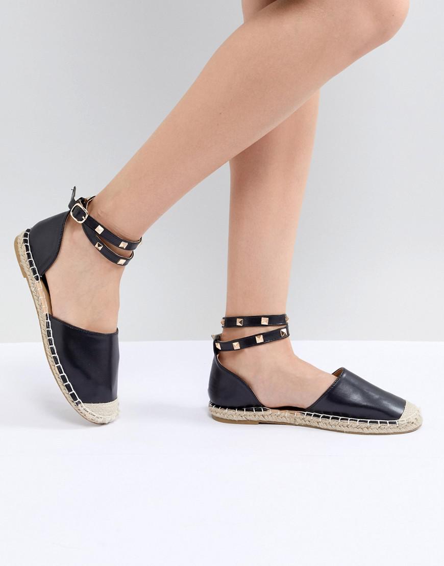 Details about   Women Leatherette Buckle Ankle Cuff Round Espadrille Heel Sandal 18879