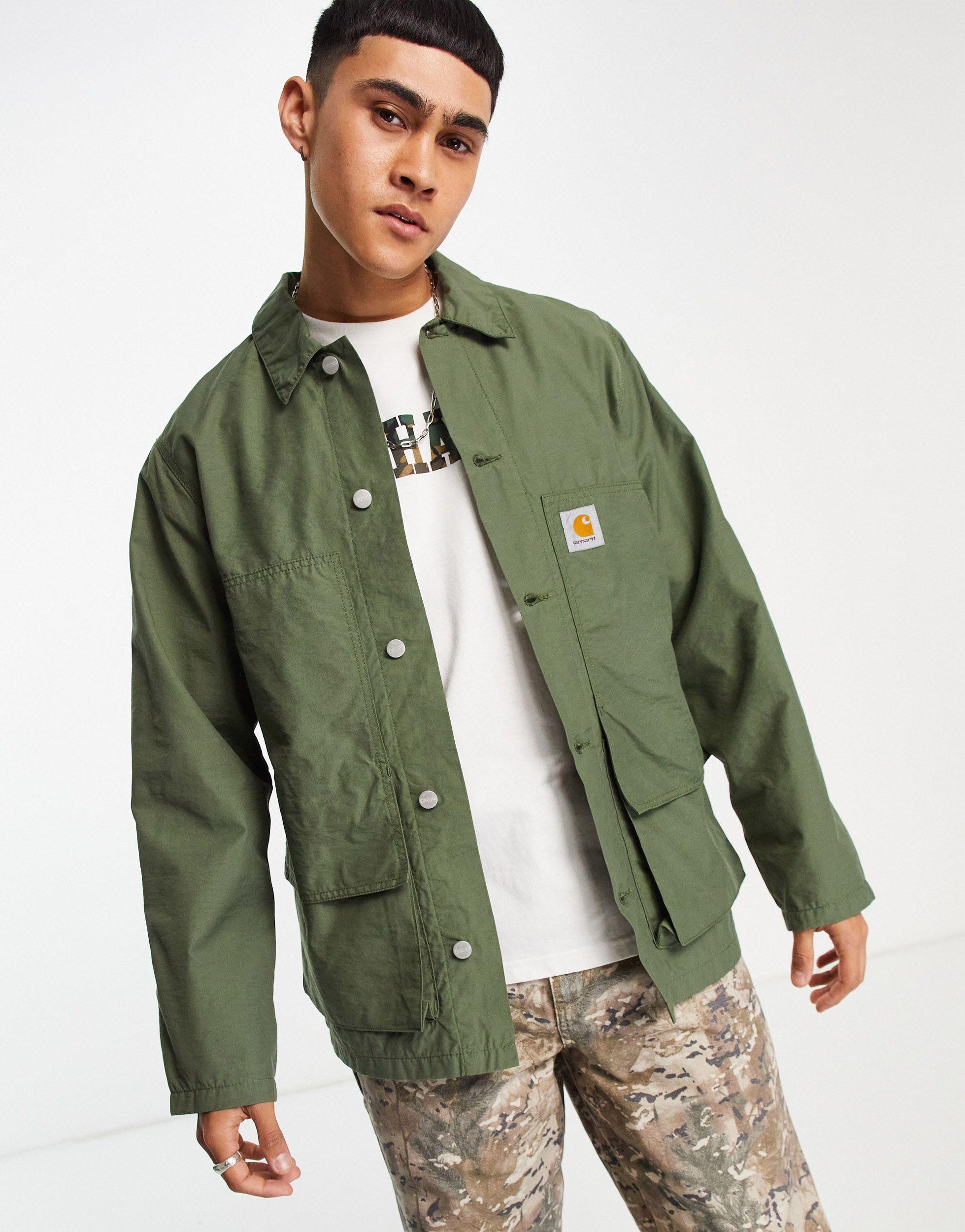 Carhartt WIP Montana Lined Jacket in Green for Men | Lyst Australia