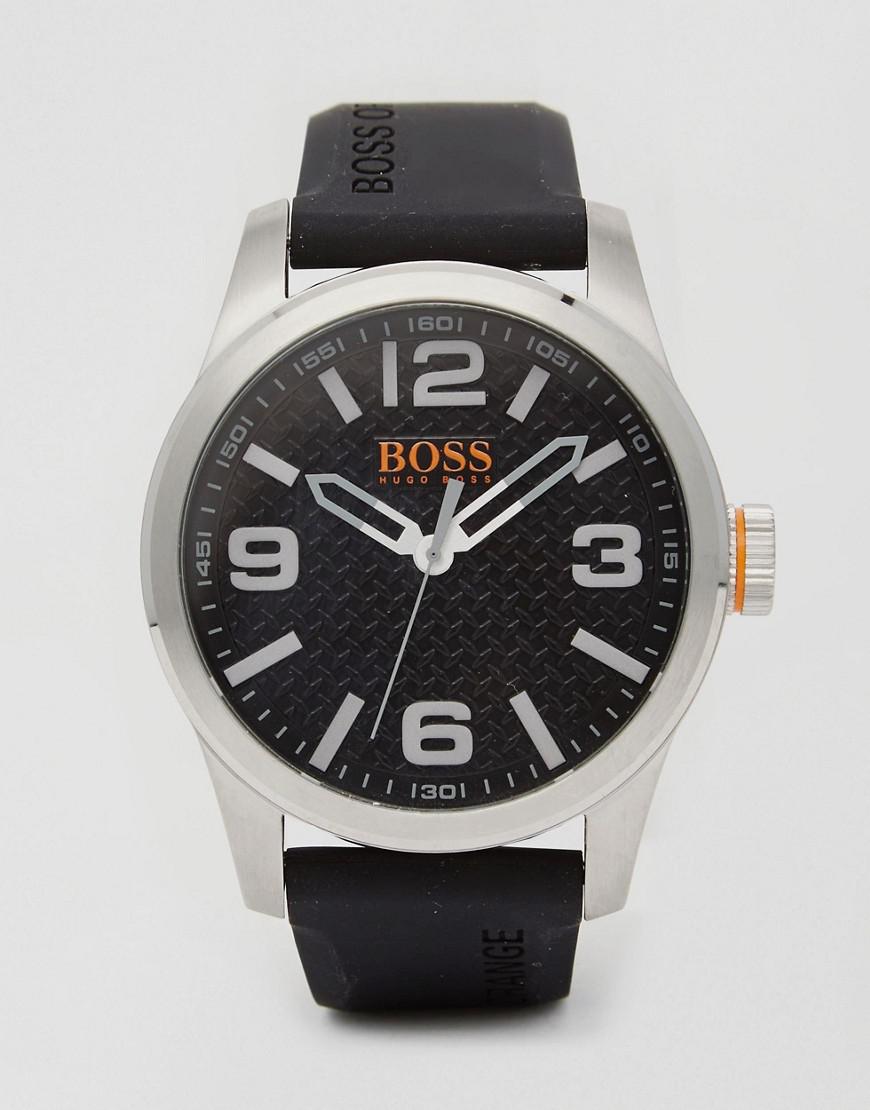 BOSS by HUGO BOSS 1513350 By Hugo Boss Paris Watch With Black Silicone  Strap for Men - Lyst