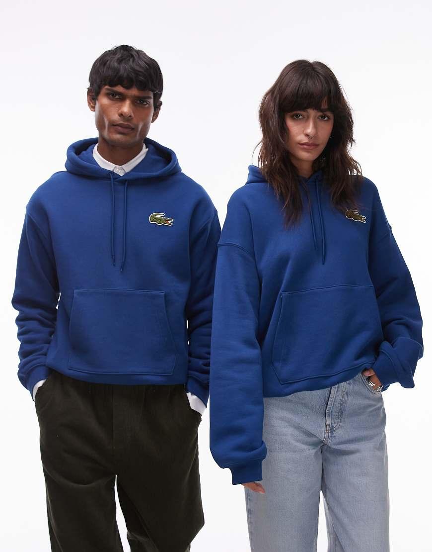 Lacoste logo hoodie sale
