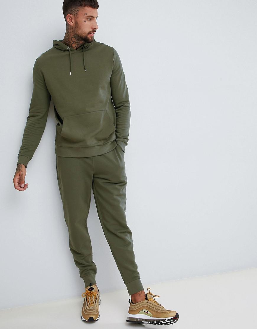 khaki green tracksuit