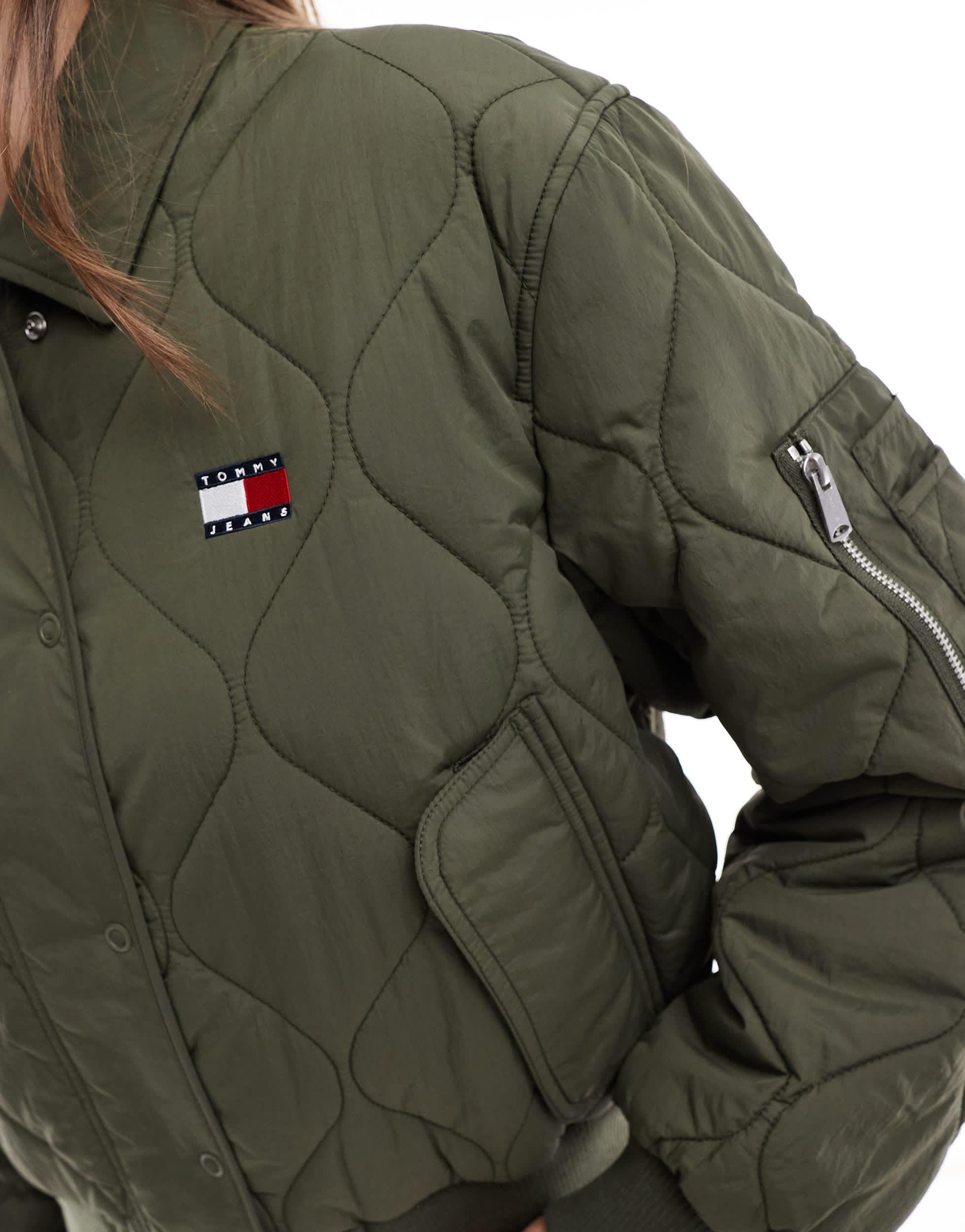 Tommy Hilfiger Onion Quilted Bomber Jacket Lyst Australia
