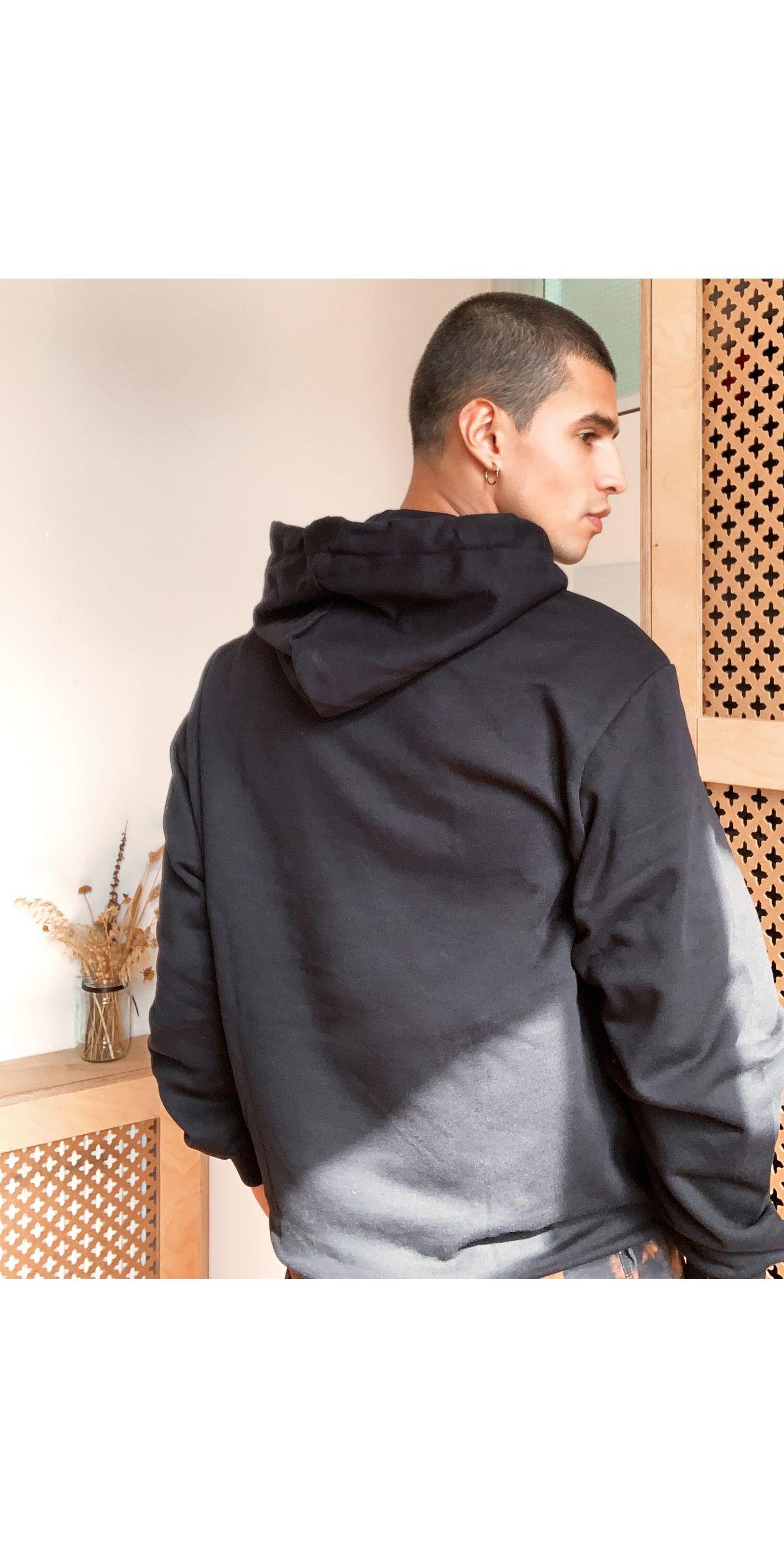 Rich Rent A Car Kocaeli Oto Kiralama collusion oversized black hoodie with brand print