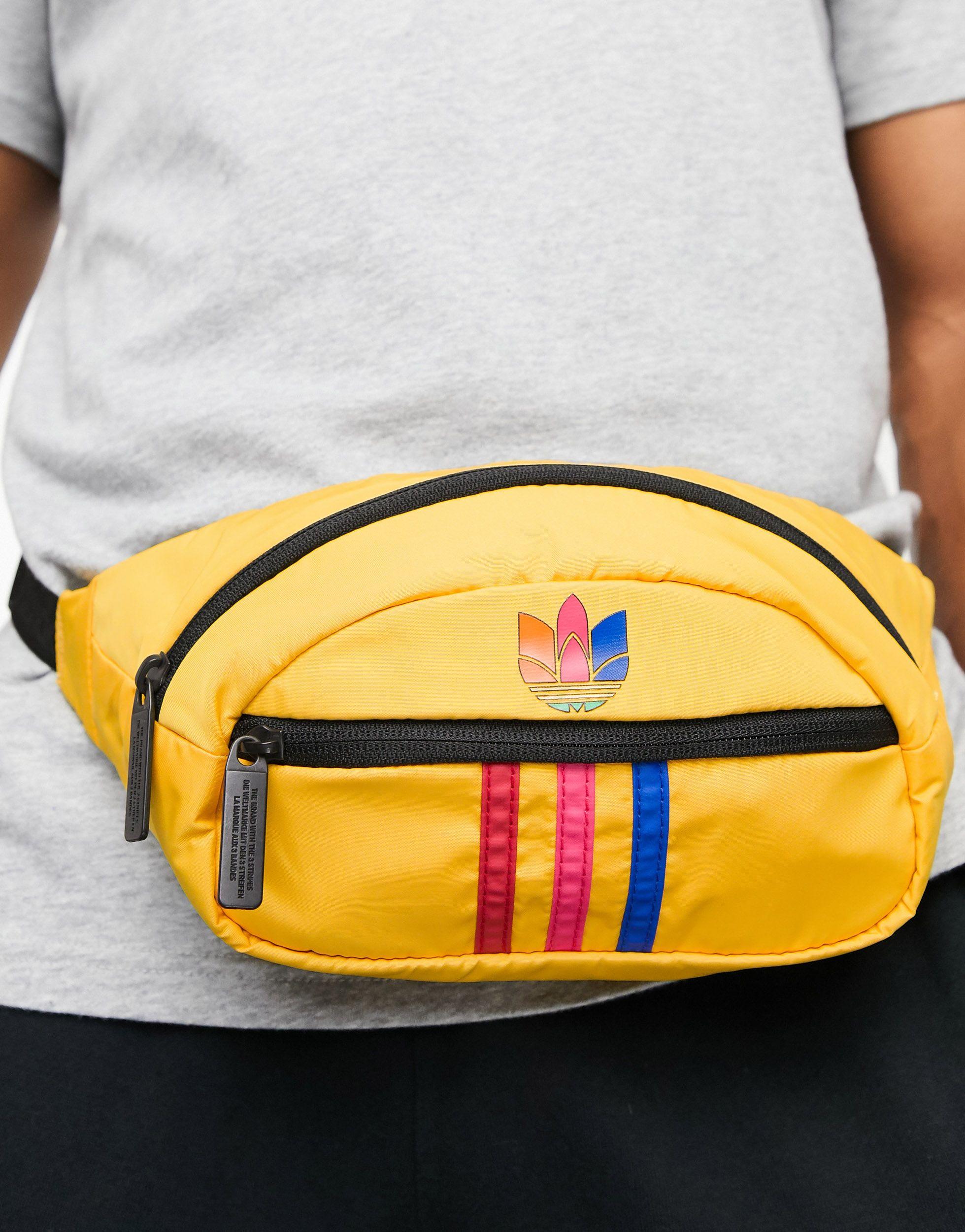 Bungalow Allegations Prey adidas Originals National Three Stripes Waist Fanny Pack in Yellow for Men  | Lyst