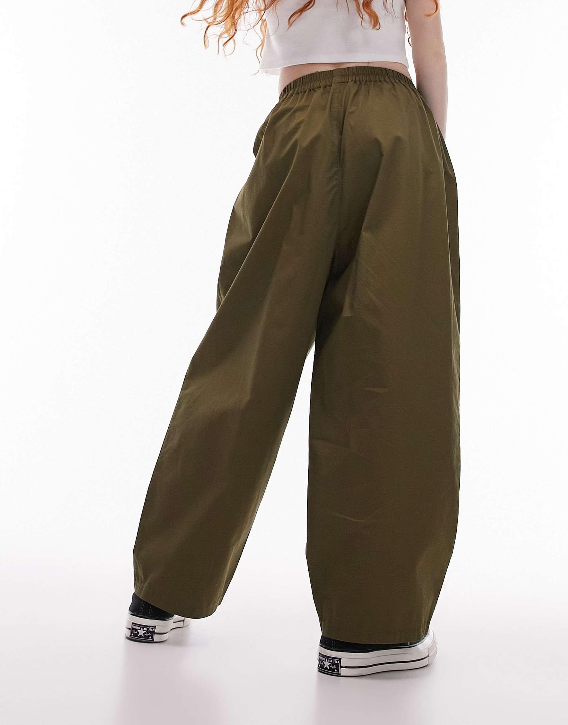 Pantalon kaki large en coton bio pour femme ATRIA - Boutique ASKA