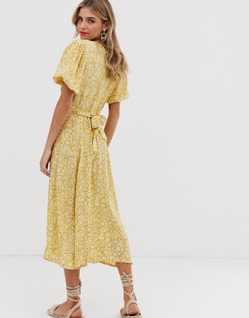 faithfull delia midi dress