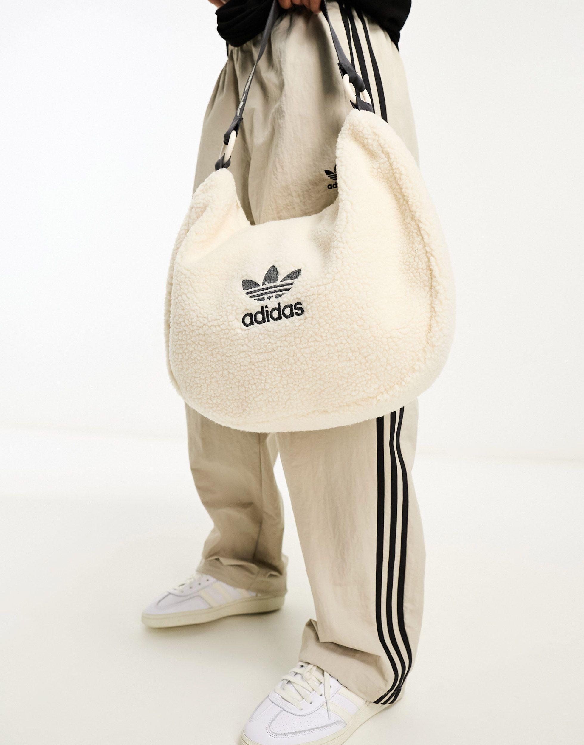 adidas Originals Sherpa Shoulder Bag in Natural Lyst UK