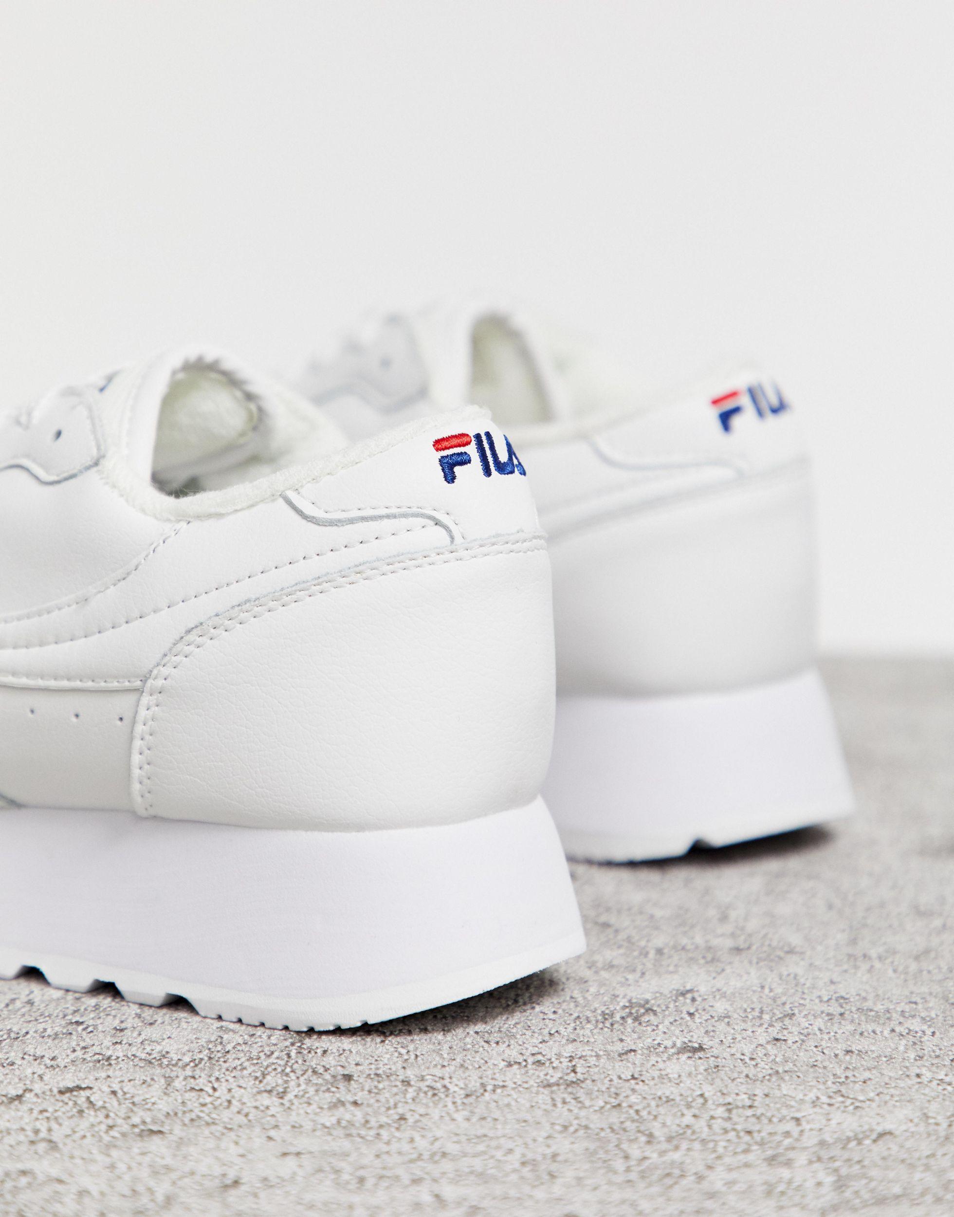 Fila Orbit Zeppa L Weiße Sneaker in Weiß | Lyst DE