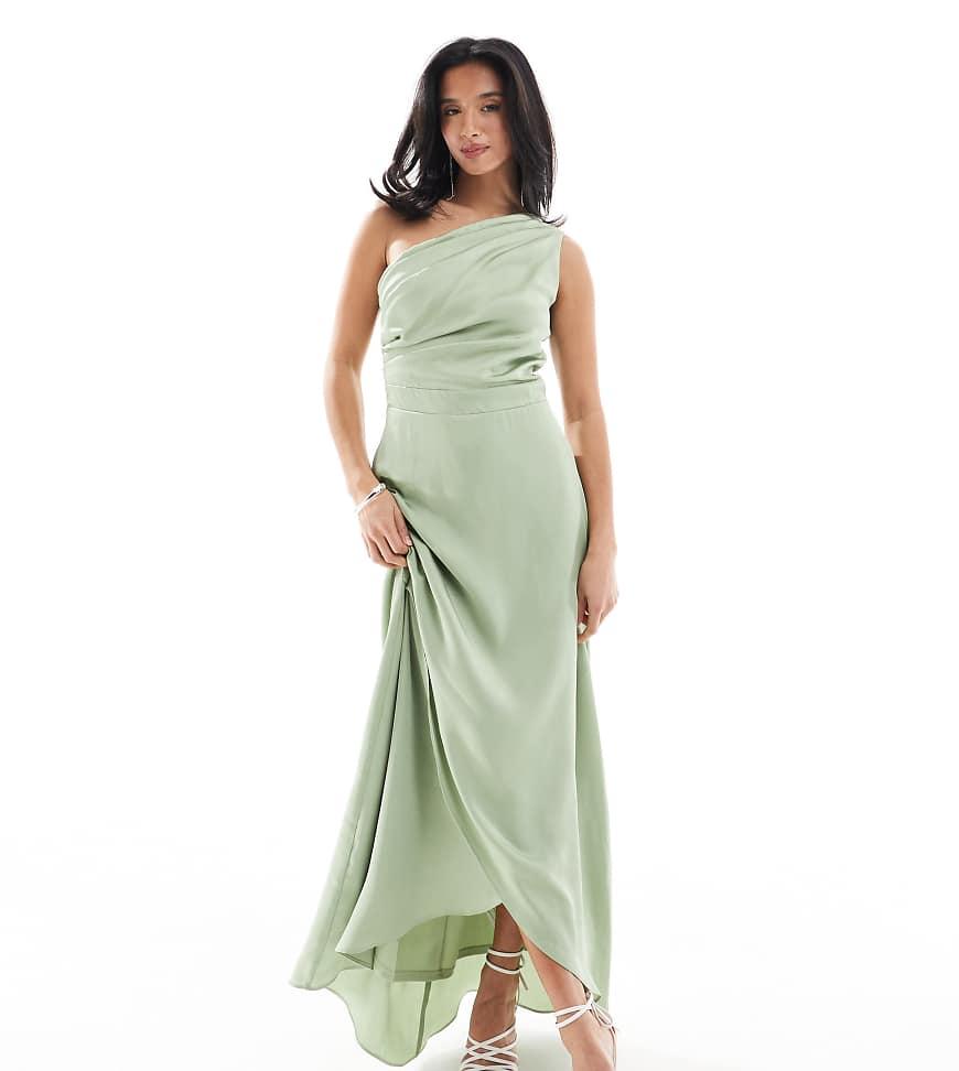 One Shoulder Dress Tfnc London Bridesmaid Dresses One Shoulder