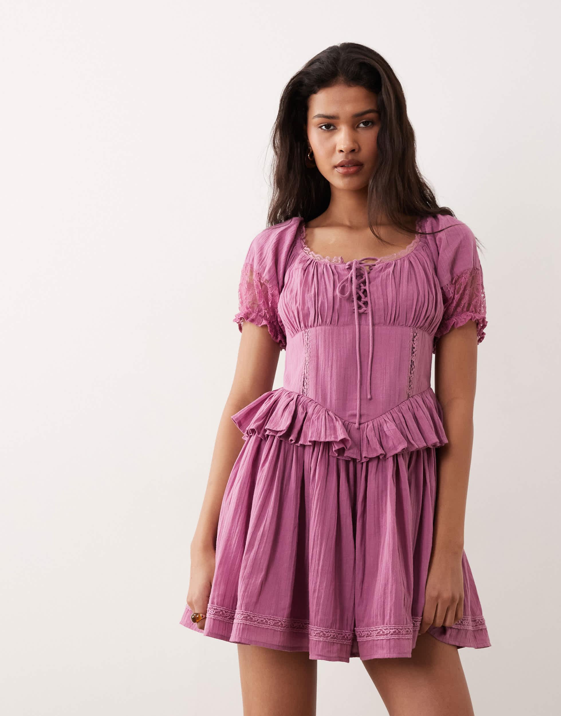 cotton milkmaid dress Baby Blue Tall Poplin Maxi and renaissance festival Designer Cotton Milkmaid Dresses for