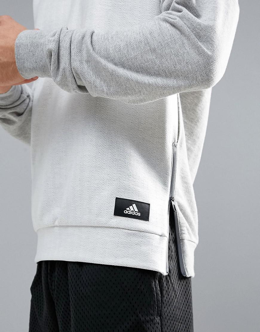 adidas crew neck with pockets