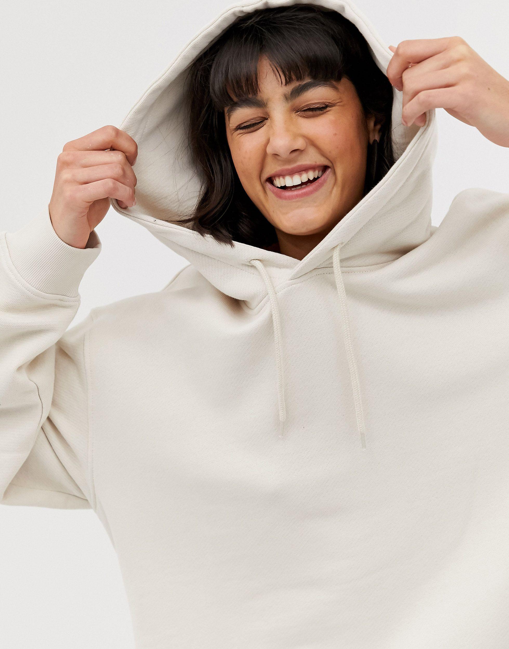 weekday hoodie beige