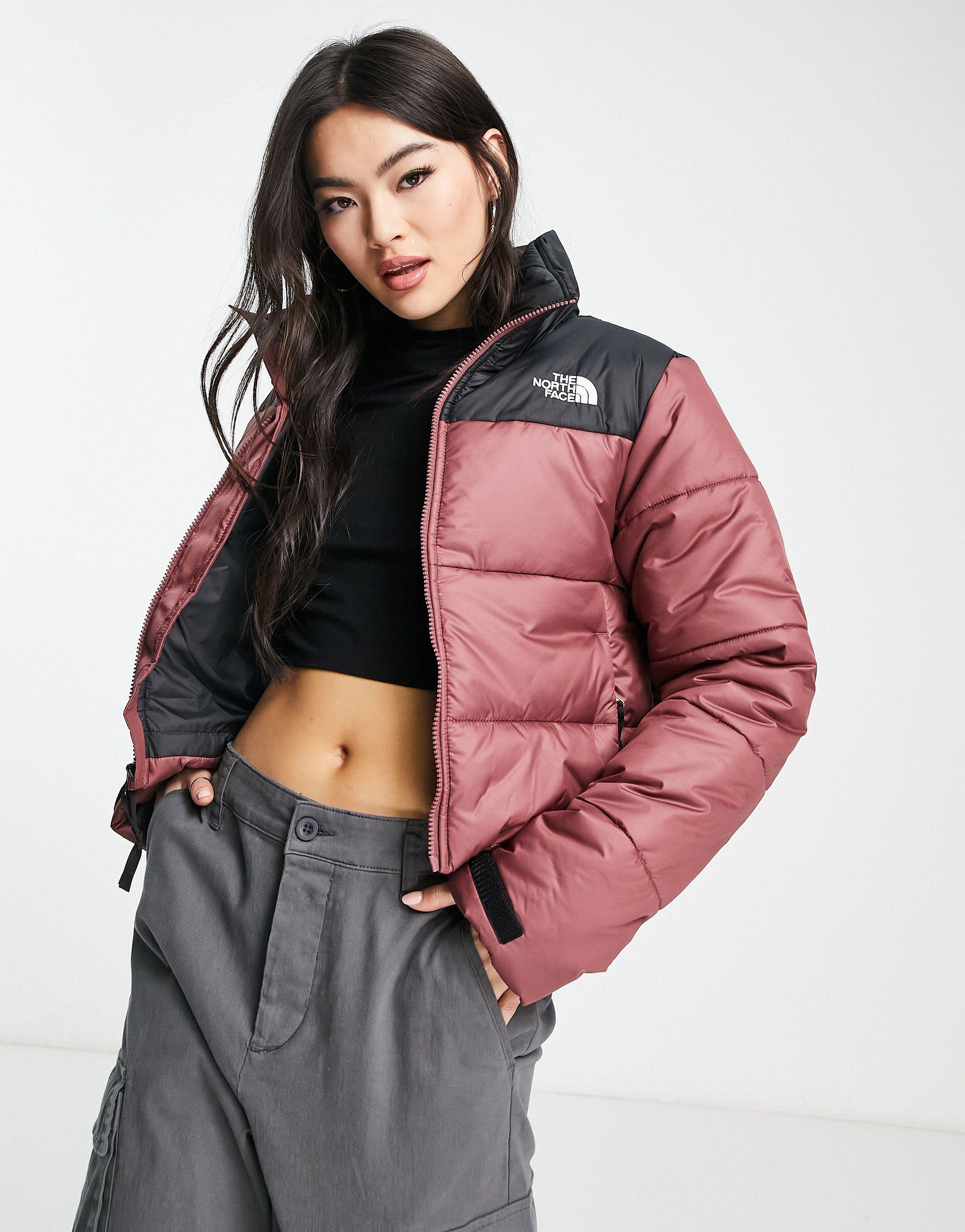 The North Face Saikuru Cropped Puffer Jacket | Lyst