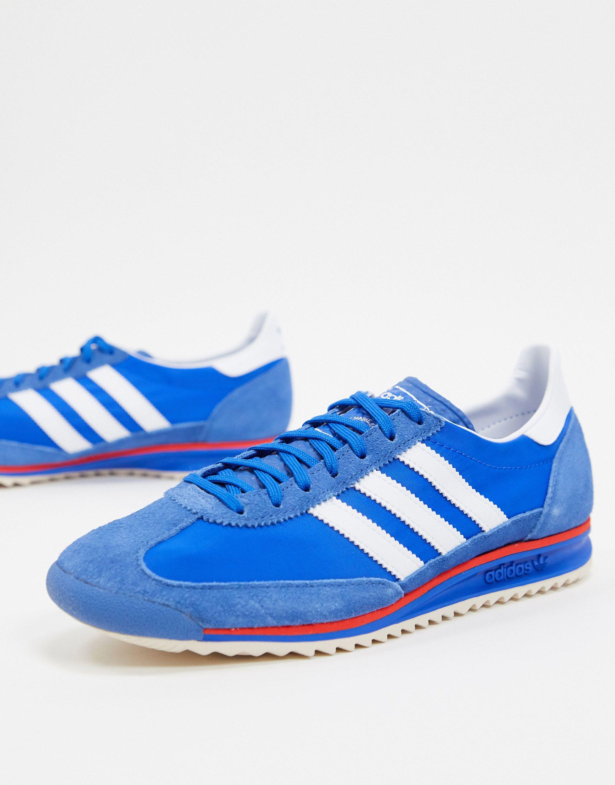 adidas Originals Synthetic Sl 72 in Blue for Men - Lyst