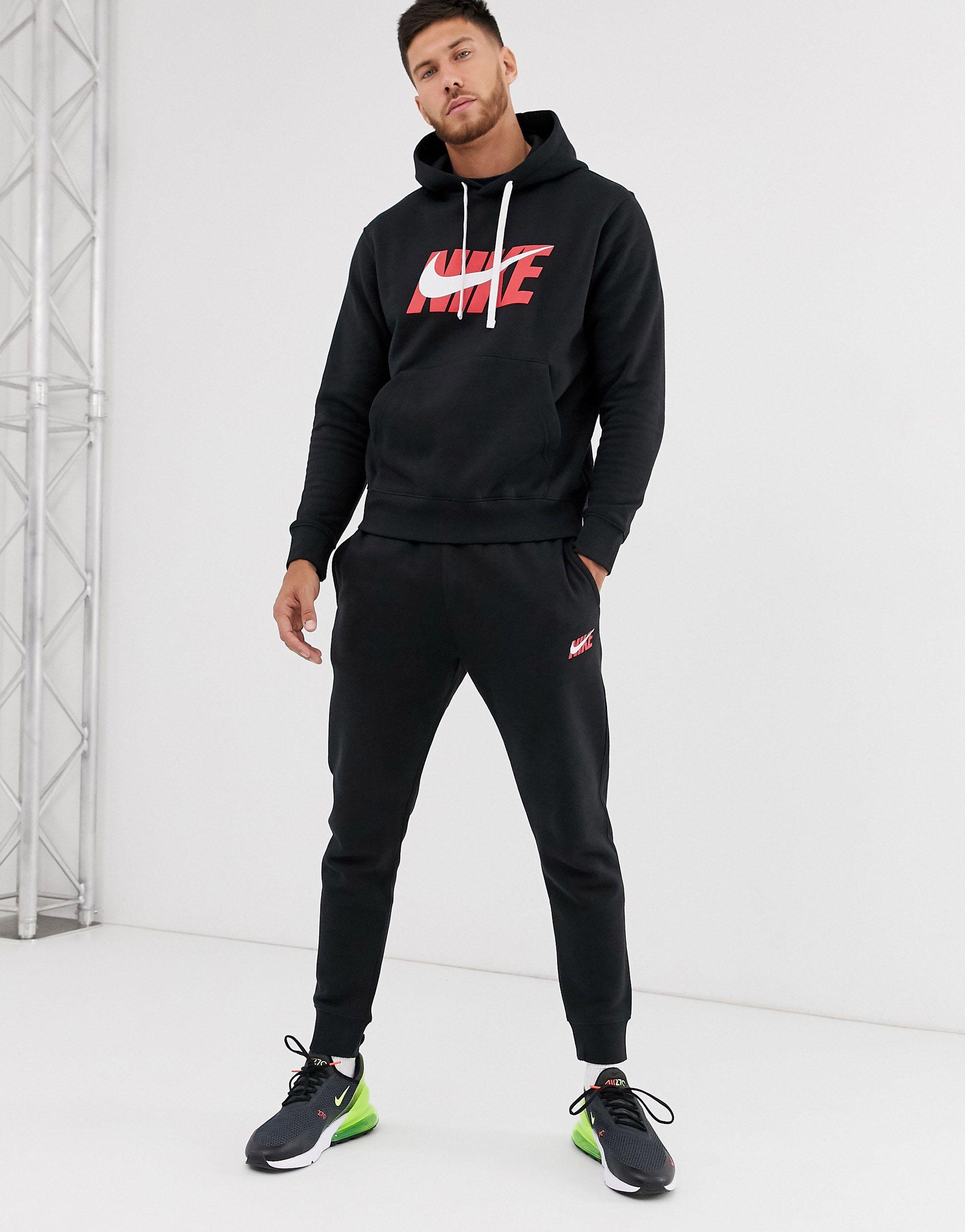 Chándal con logo Nike de Algodón de color Negro para hombre | Lyst