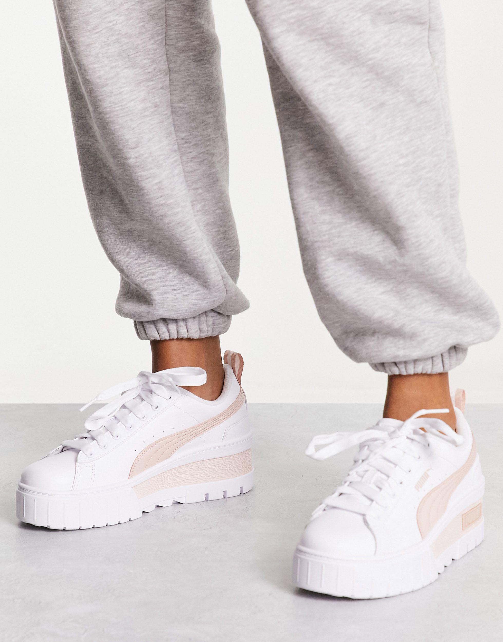 puma plateforme rose