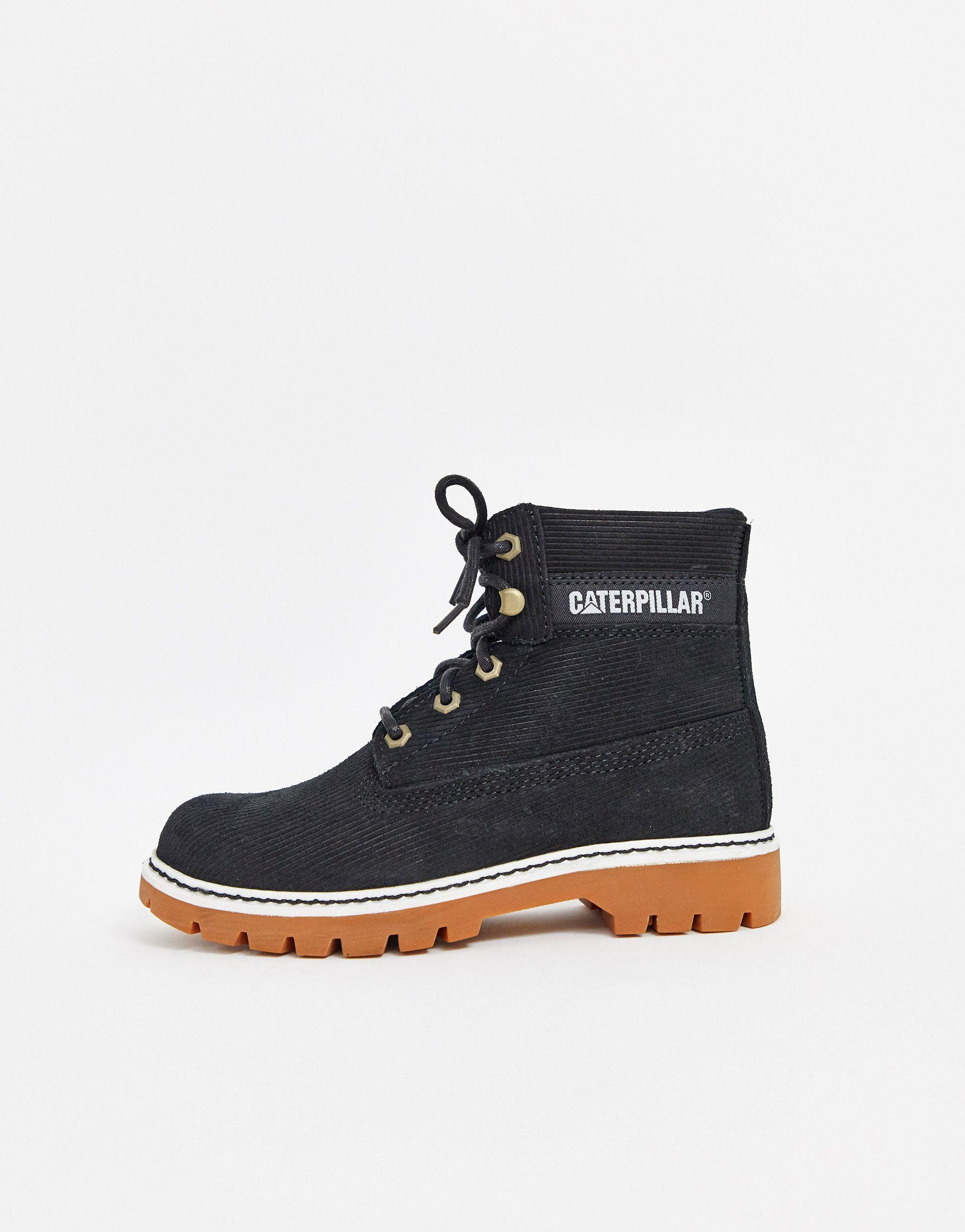 caterpillar suede boots