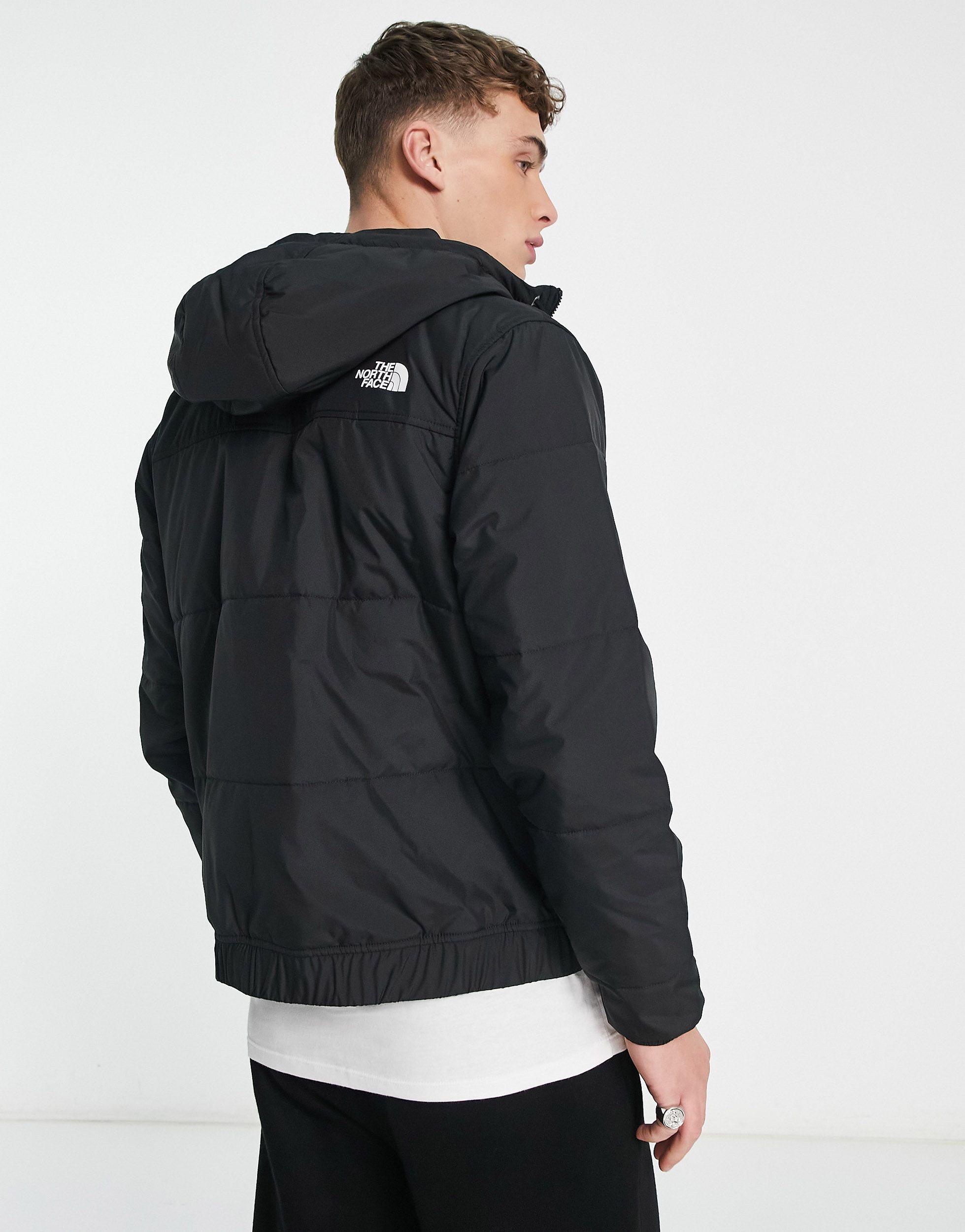 The North Face Highrail Bomber Puffer Jacket in Blue for Men | Lyst