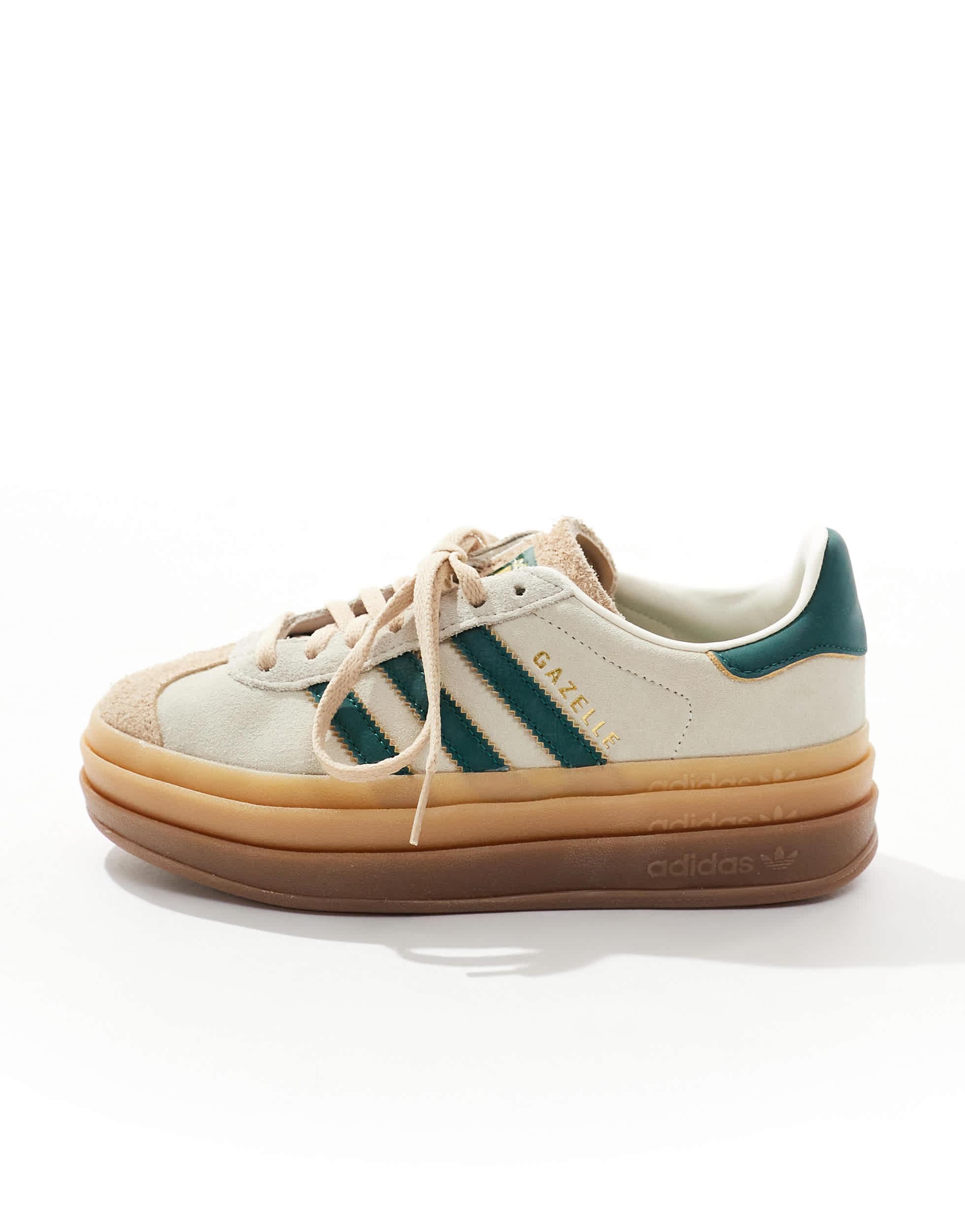 adidas gazelle silver green womens adidas Gazelle Indoor Crystal White Blue Grey