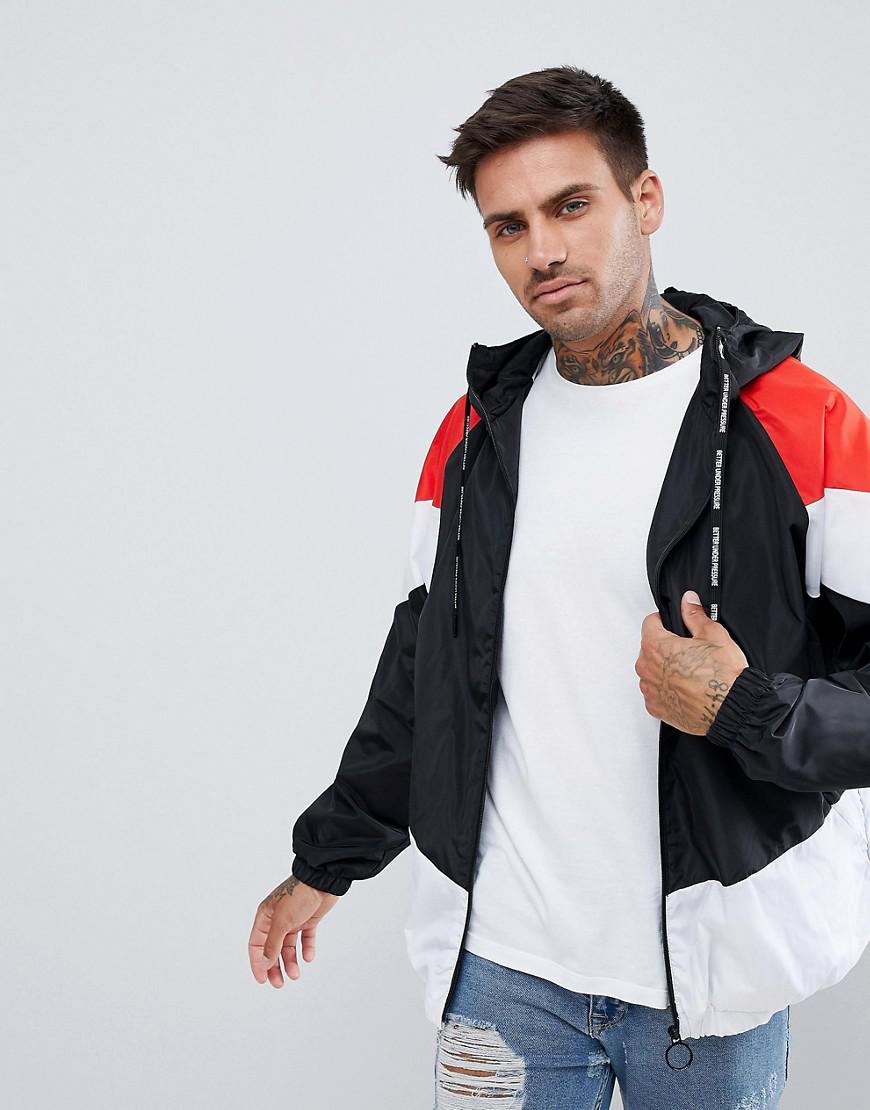 pull and bear colour block jacket
