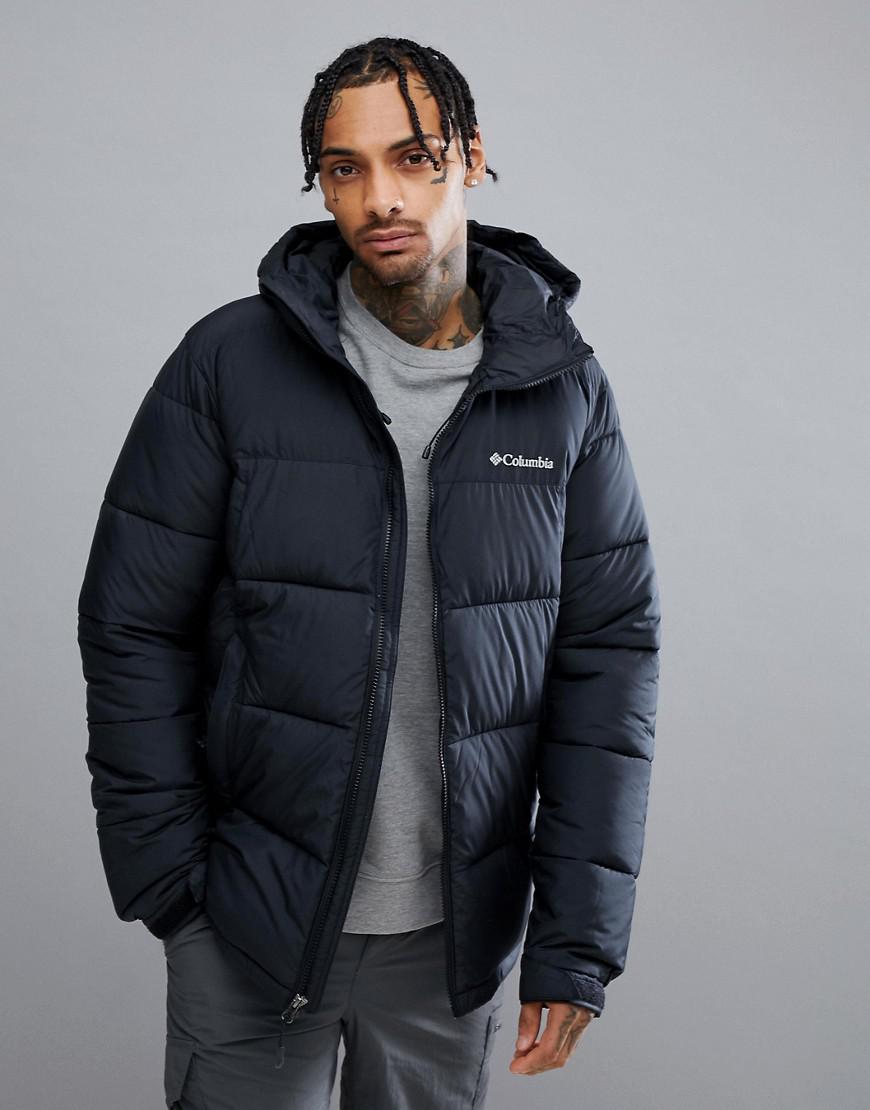 Columbia Pike Lake Hooded Puffer Jacket in Blue for Men | Lyst