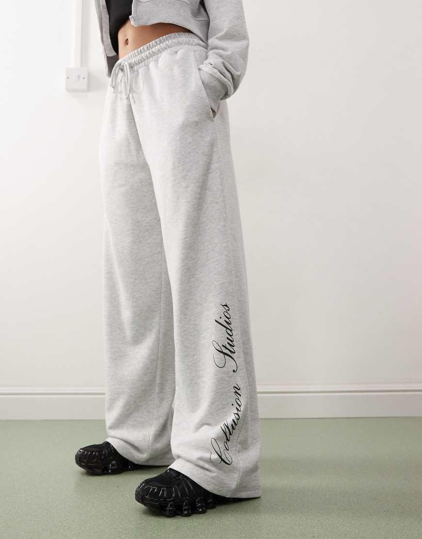 Collusion track pants hotsell