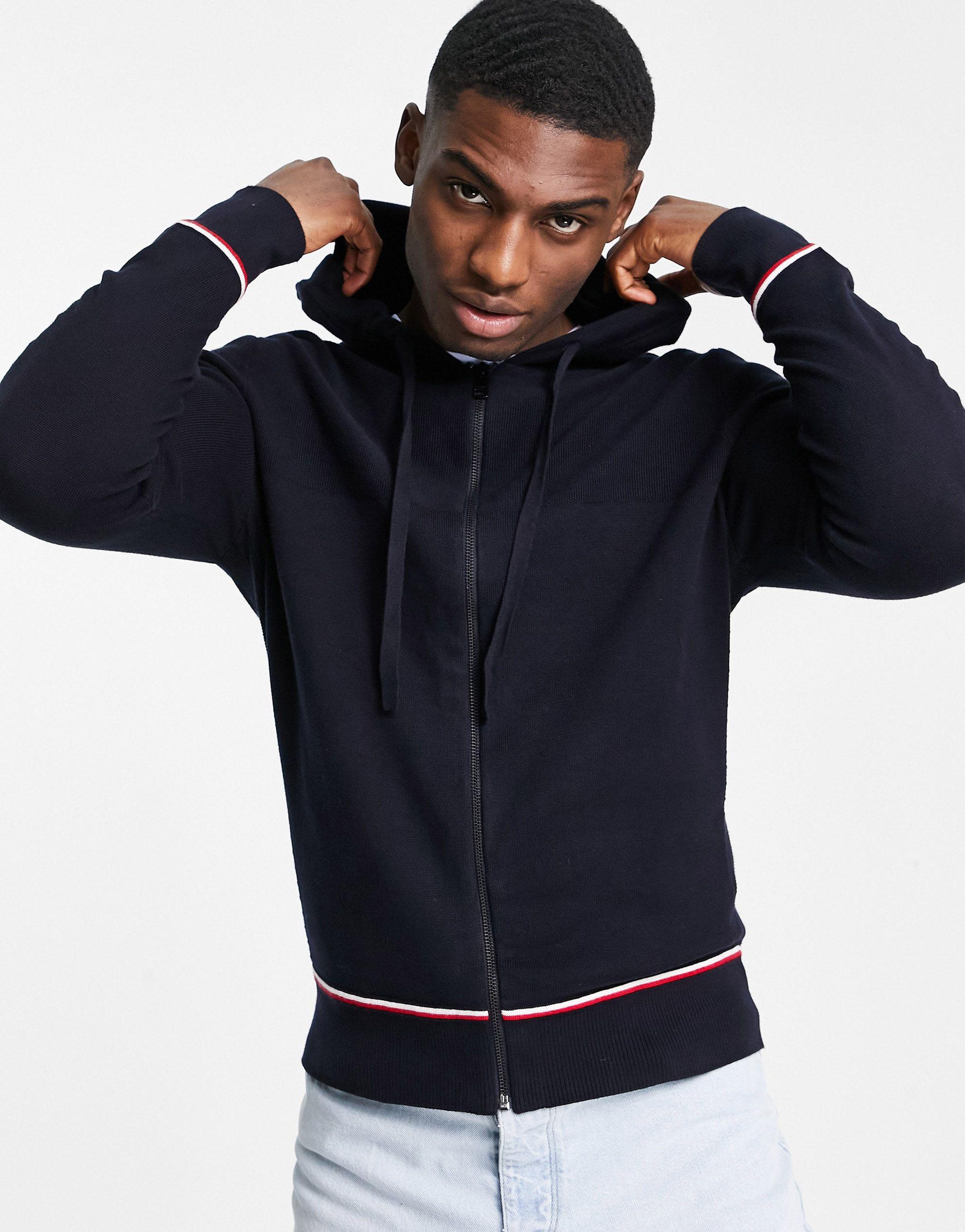 tommy hilfiger zip cardigan