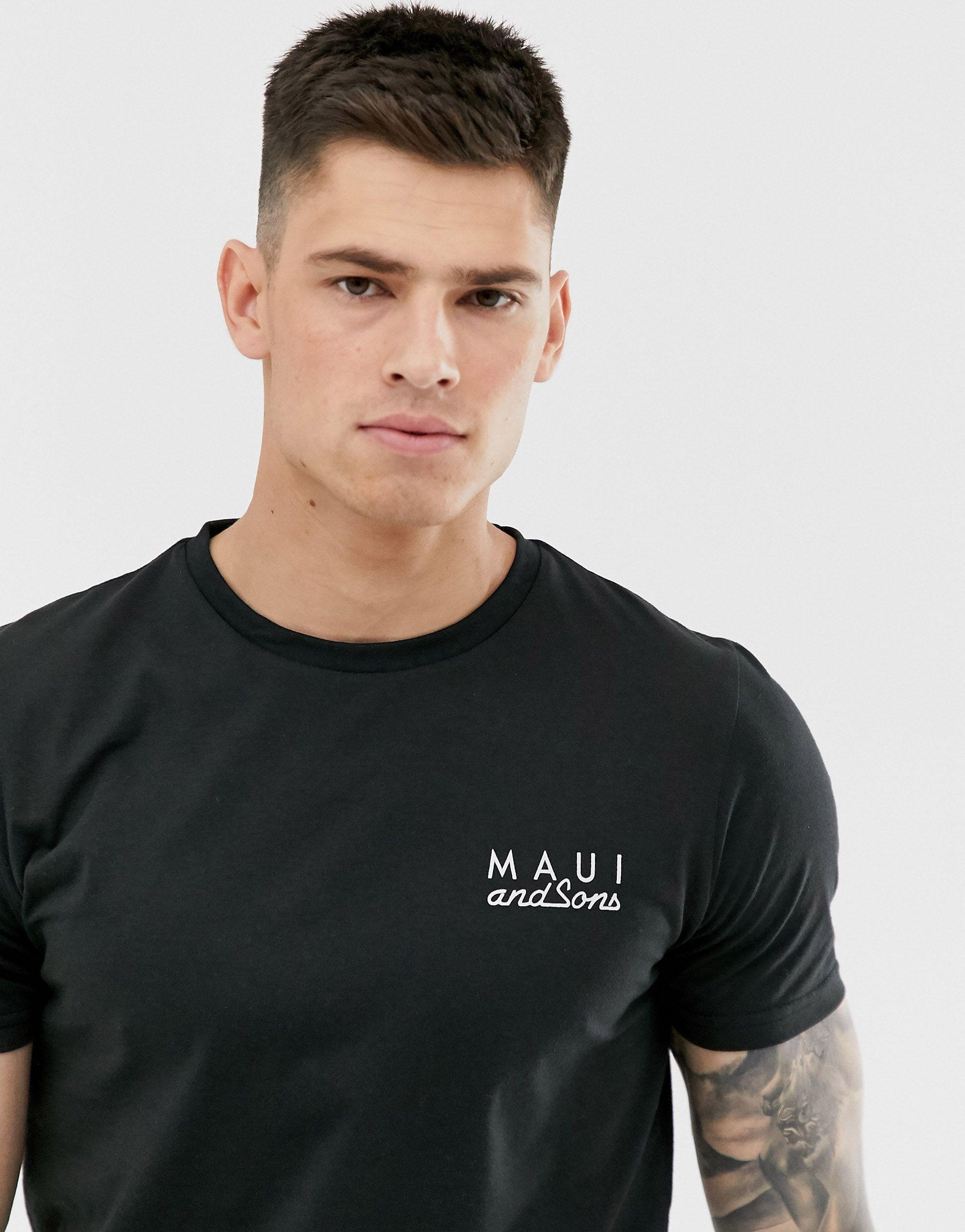 Maui and Sons - Cookie - T-shirt con logo da Uomo di Maui & Sons in Nero |  Lyst