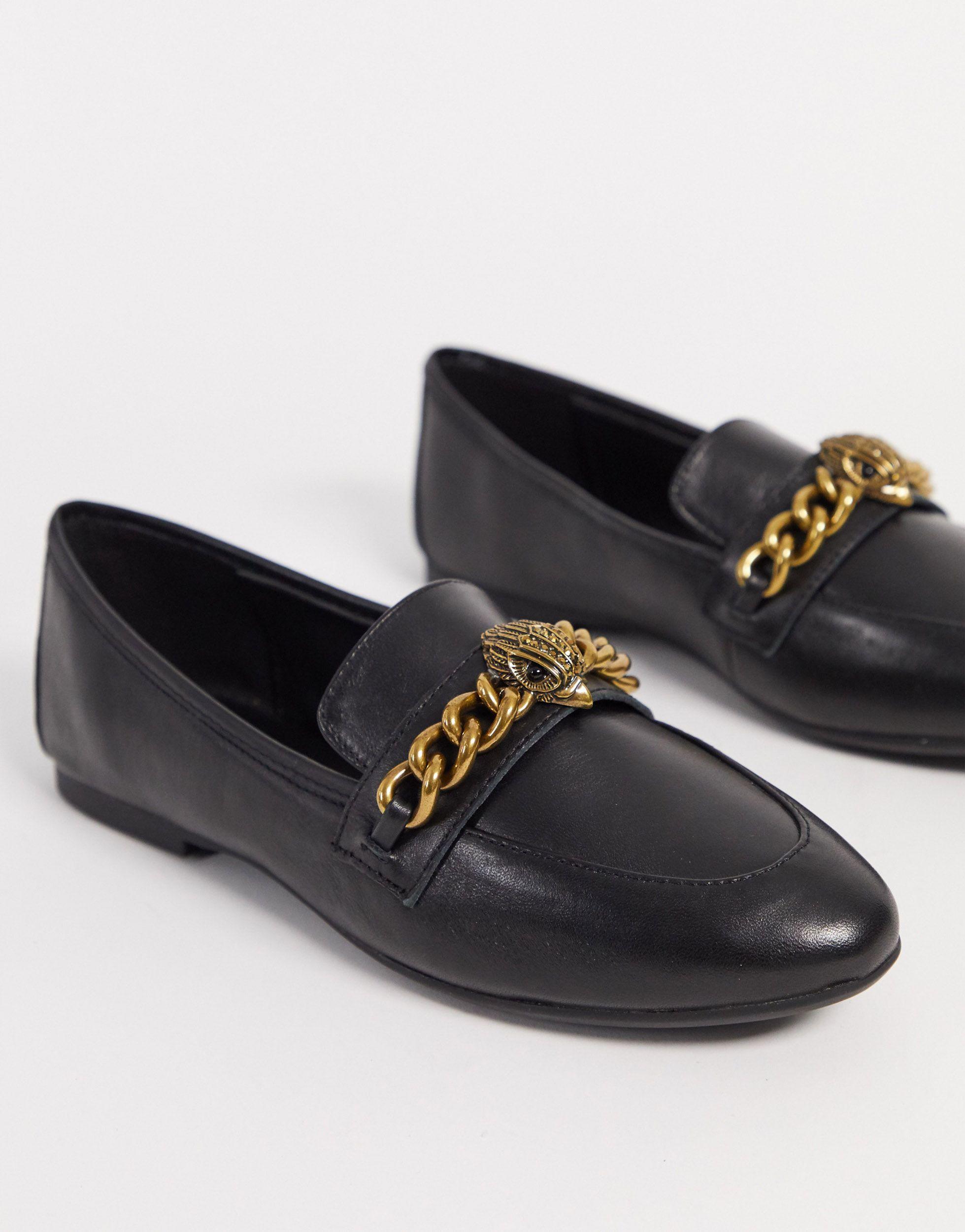 Kurt Geiger Chelsea Eagle Chain Loafers 