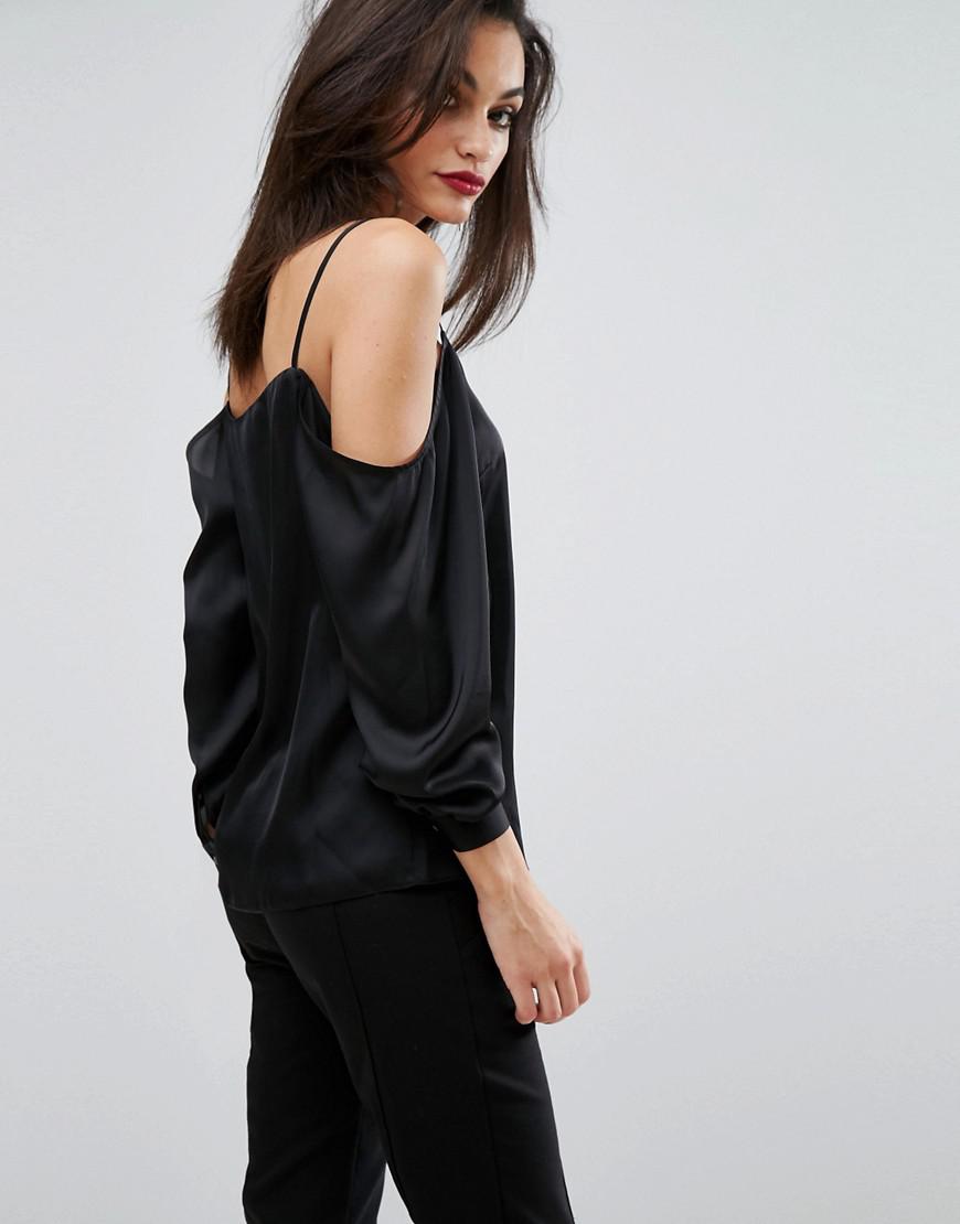 lipsy cold shoulder top