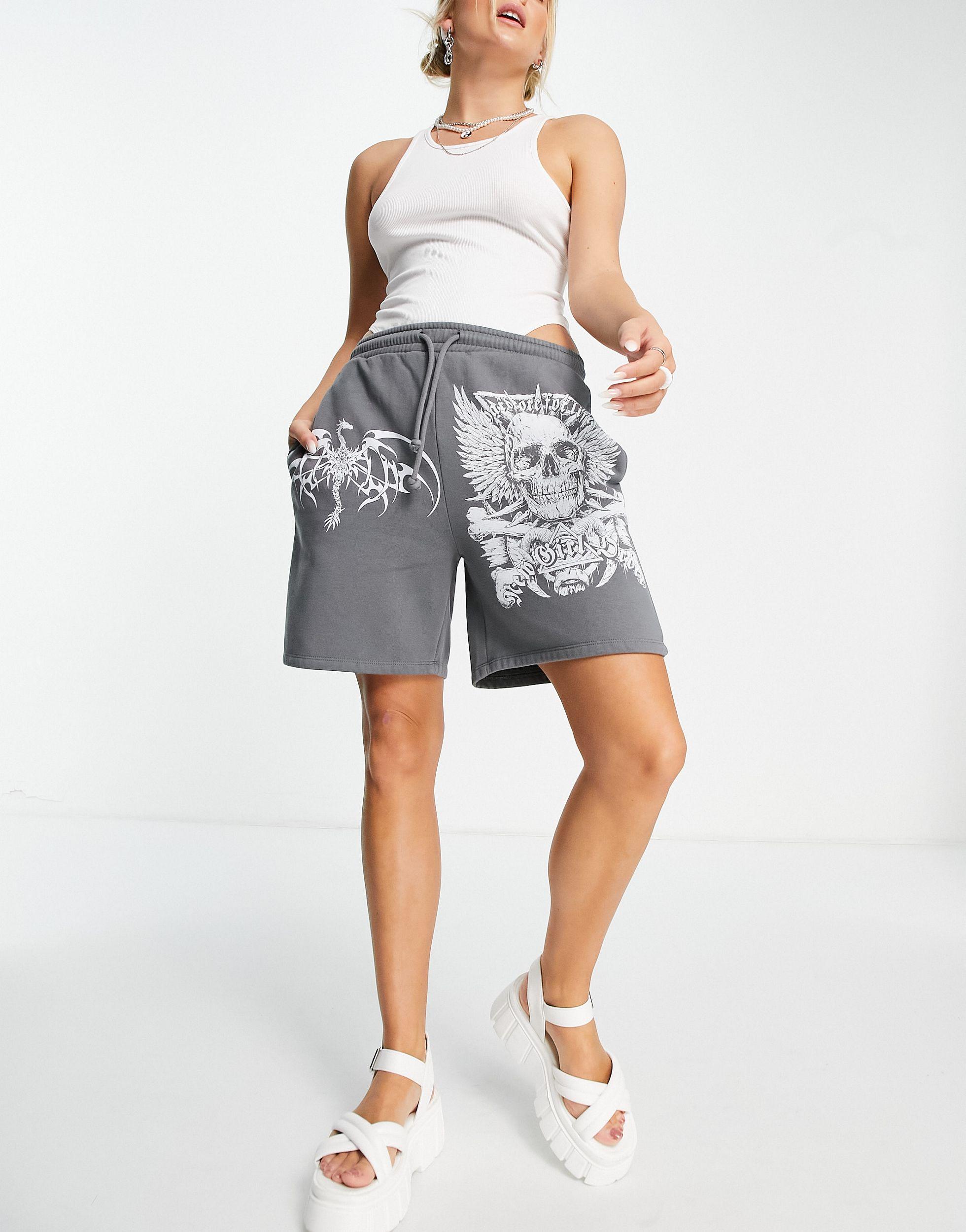 New Girl Order Oversized Sweat Shorts 