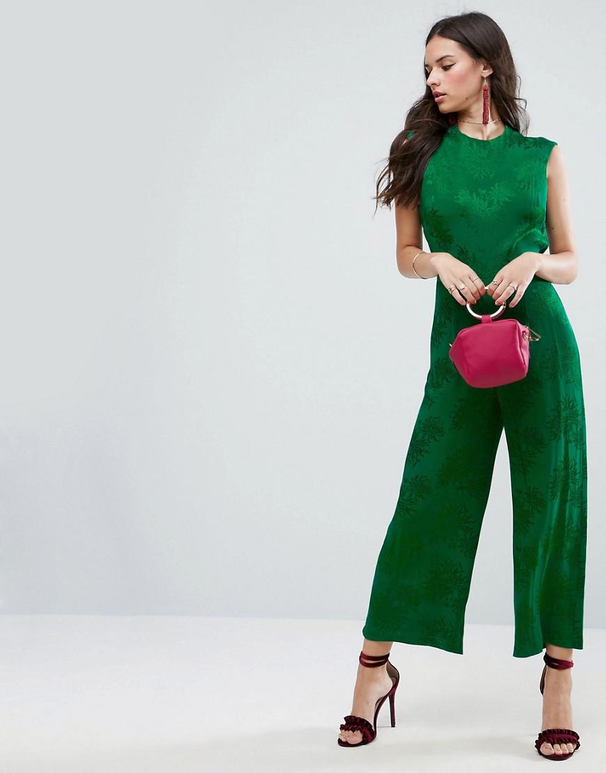 asos green jumpsuit