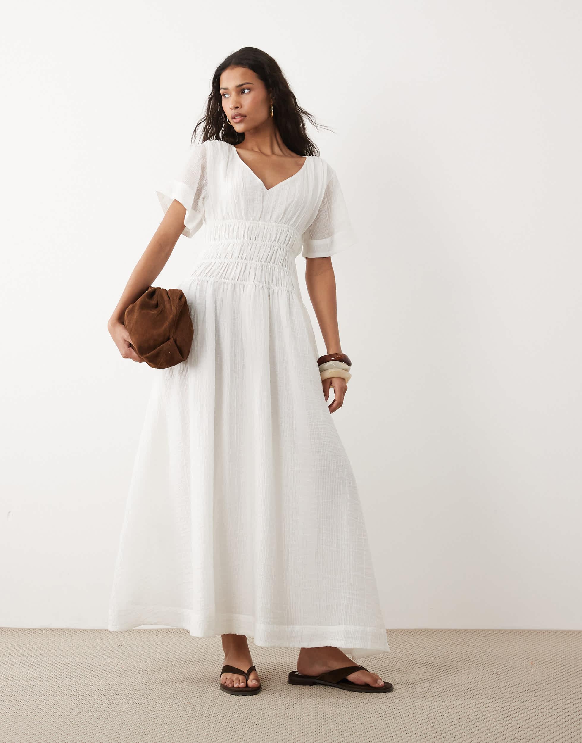 Designer White Smock Dresses for Women - Up to 80% off | Lyst Designer White Smock Dresses for Women - Up to 80% off | Lyst