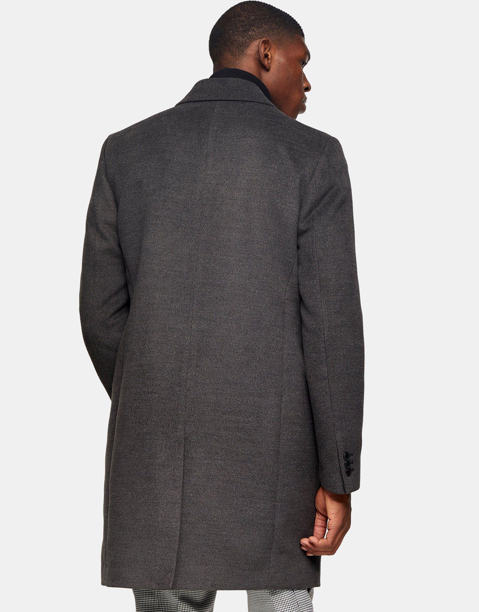 topman grey coat