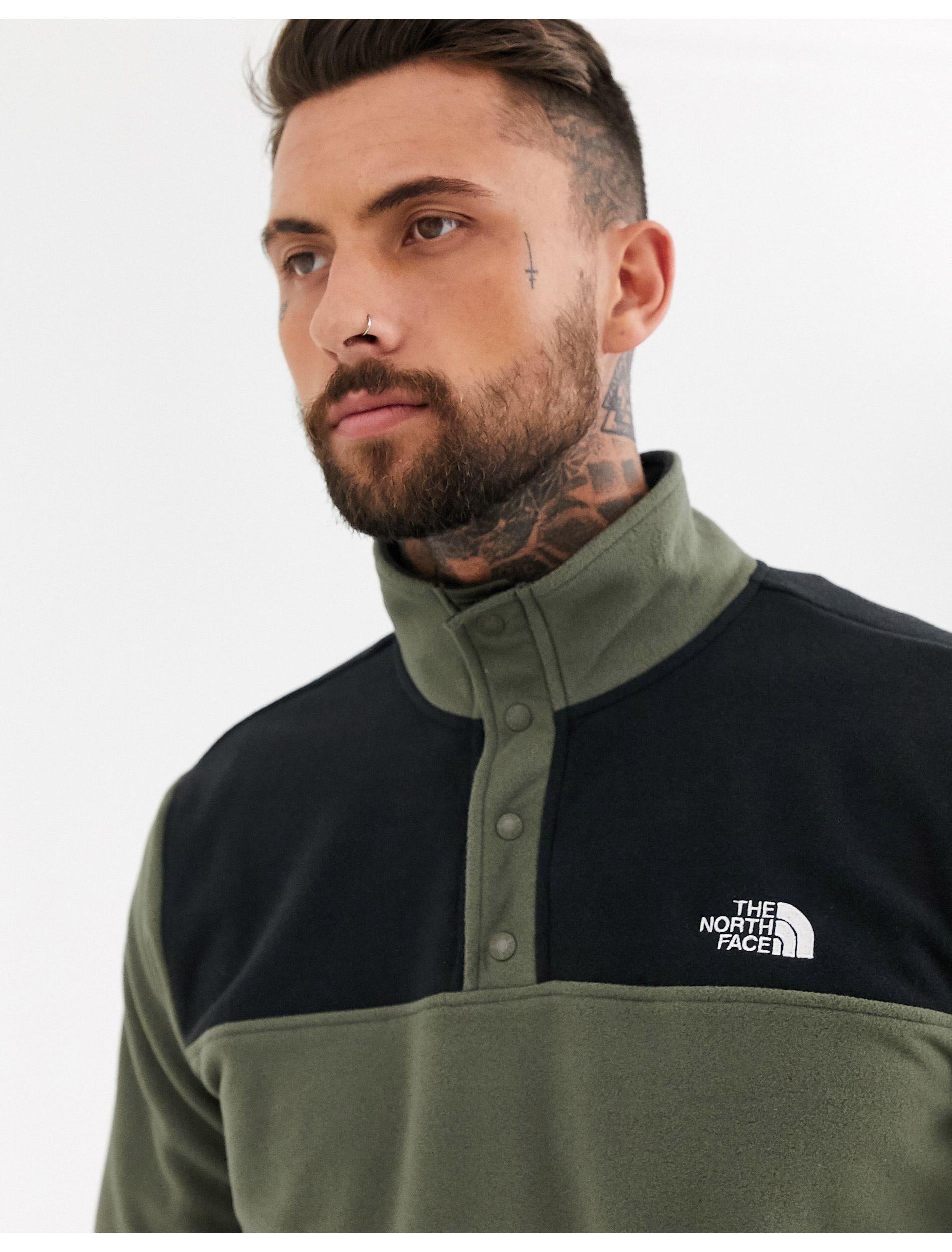 The North Face Tka Glacier Snap Neck Fleece for Men Lyst UK
