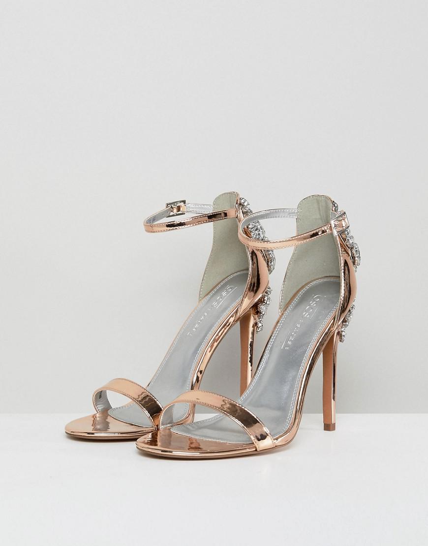wide fit embellished heels